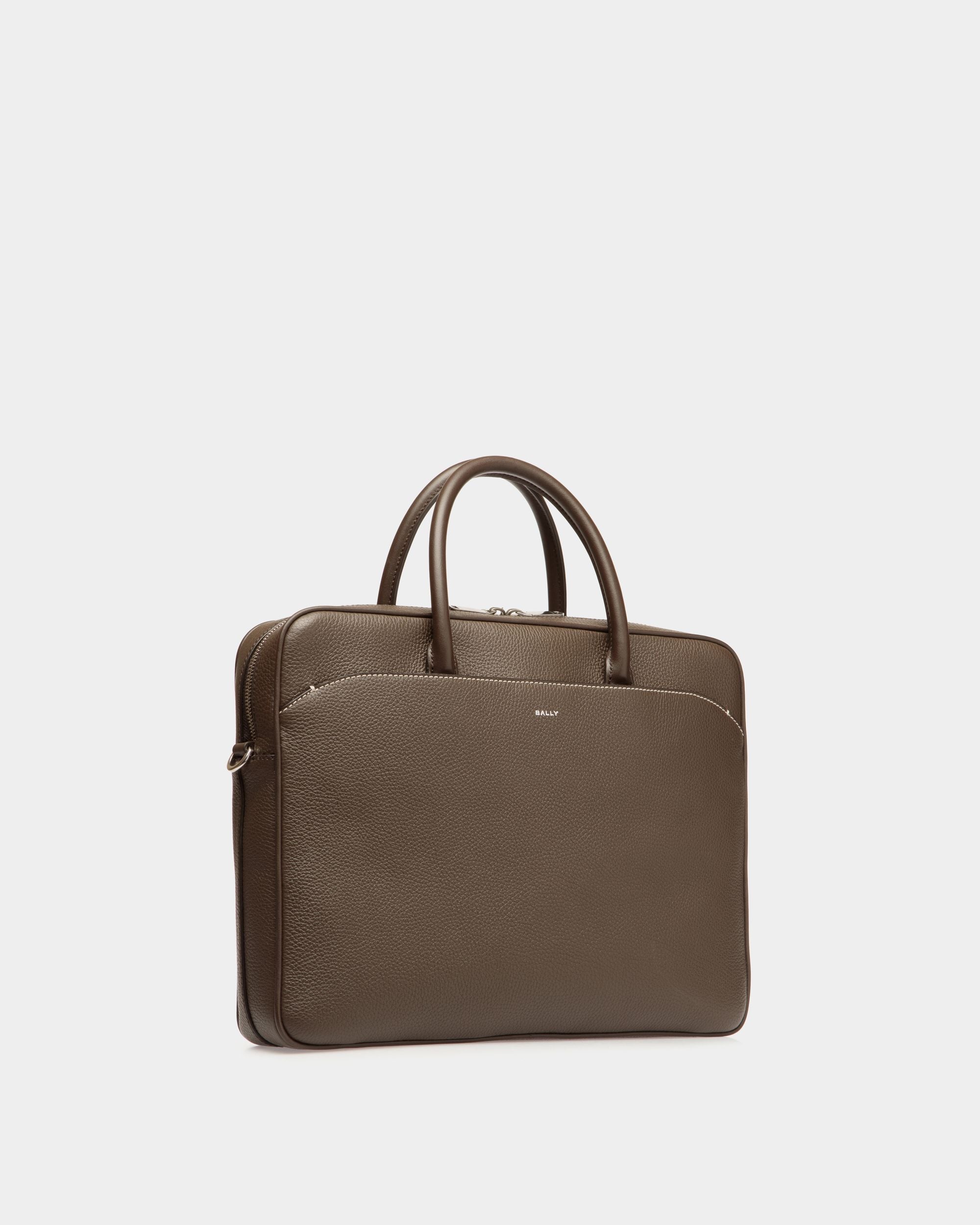Maletín Oeden De Piel Ébano - Hombre - Bally - 04