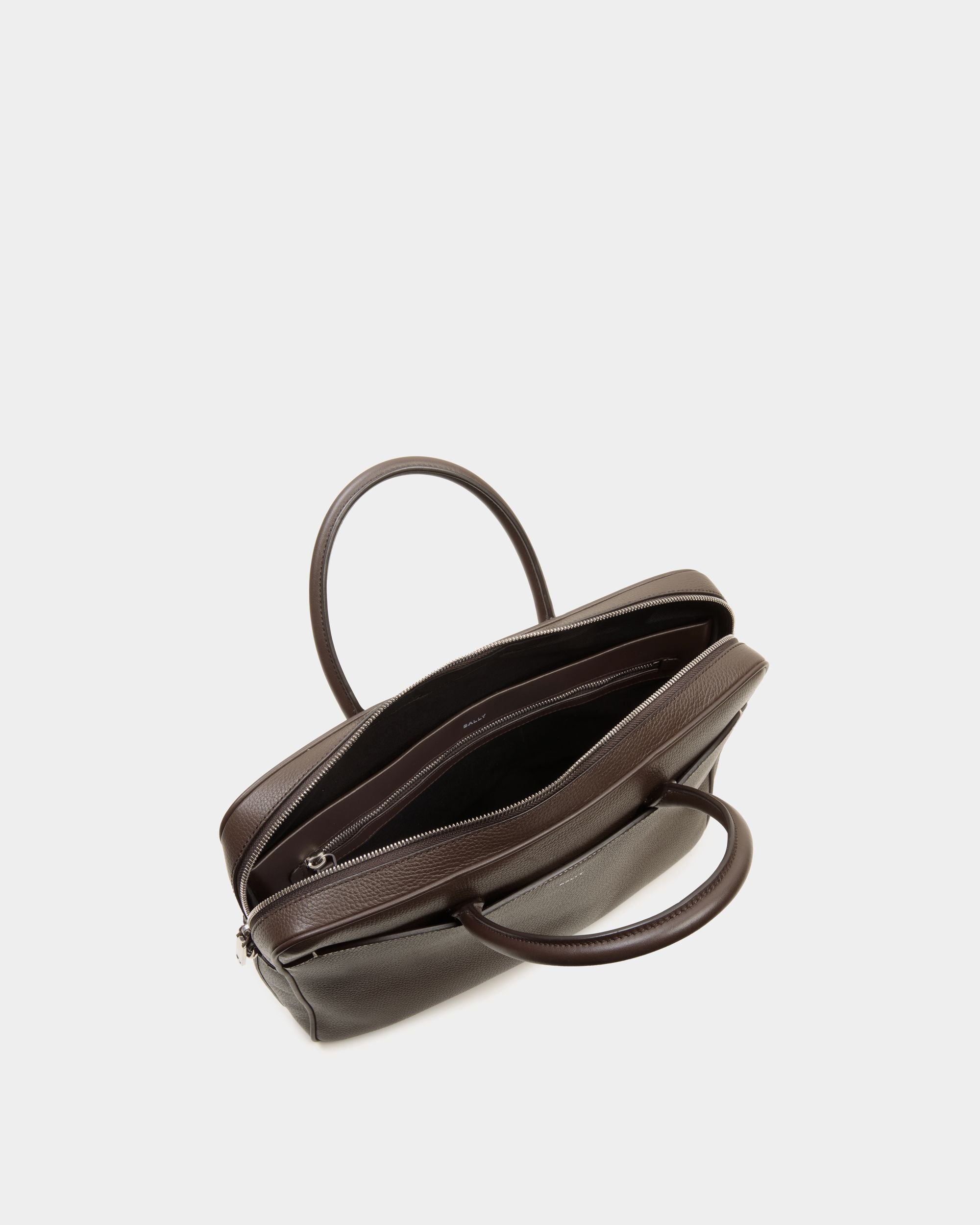 Maletín Oeden De Piel Ébano - Hombre - Bally - 05
