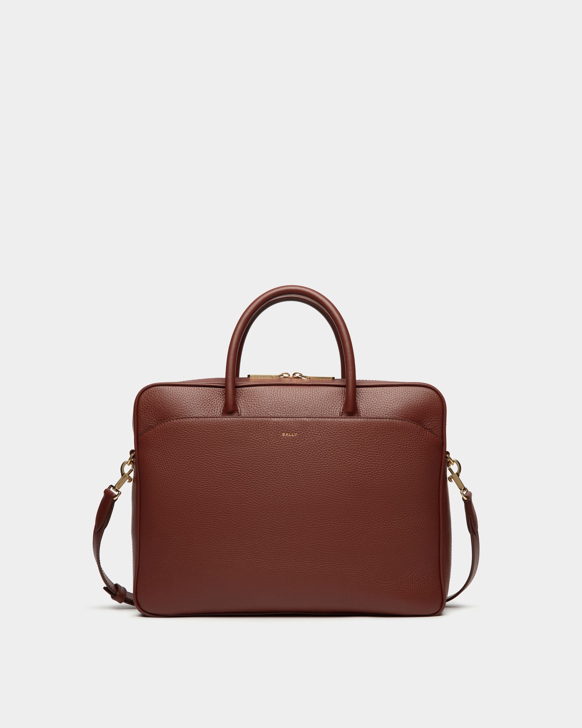 Maletín Oeden De Piel Marrón - Hombre - Bally - 01