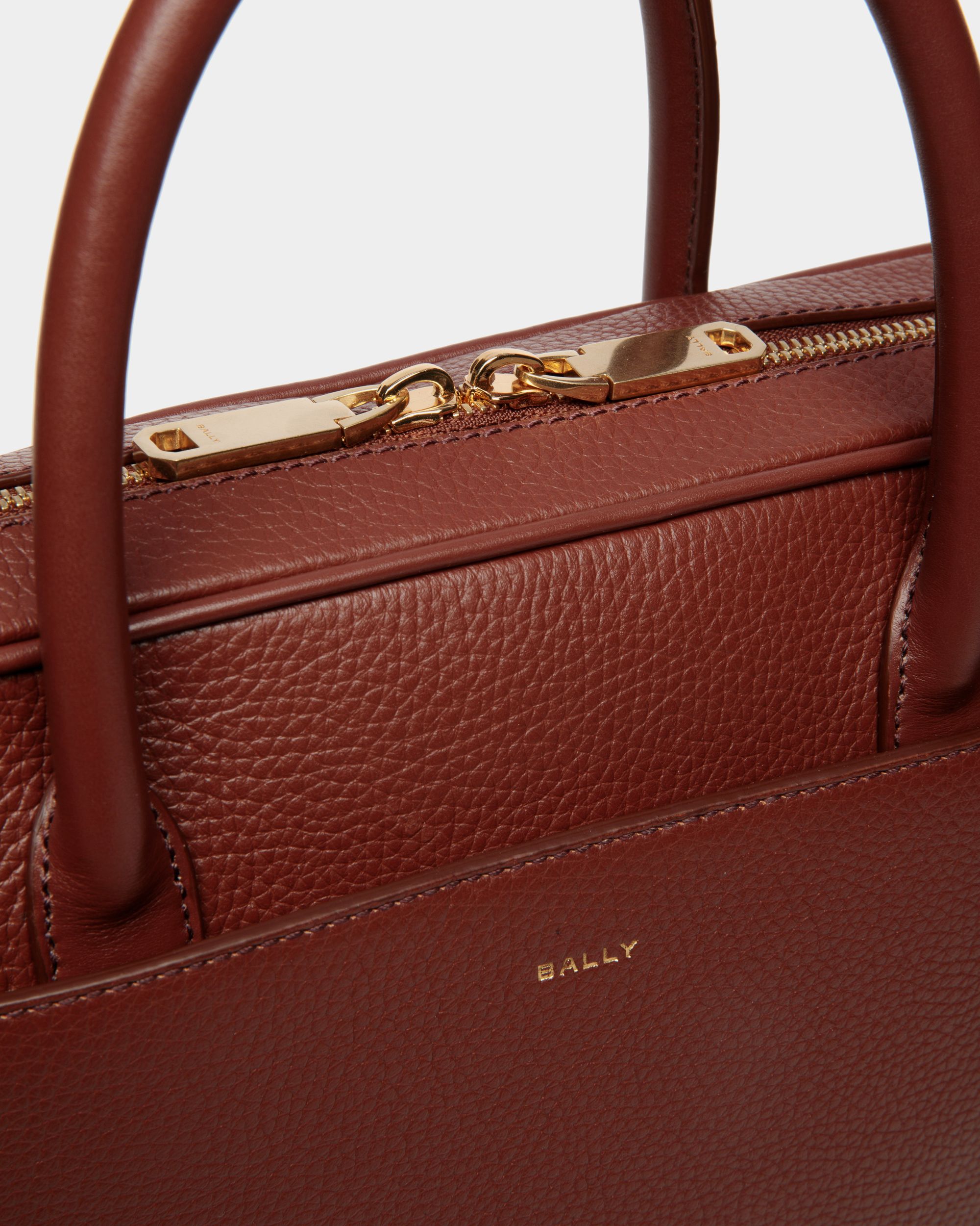 Maletín Oeden De Piel Marrón - Hombre - Bally - 04