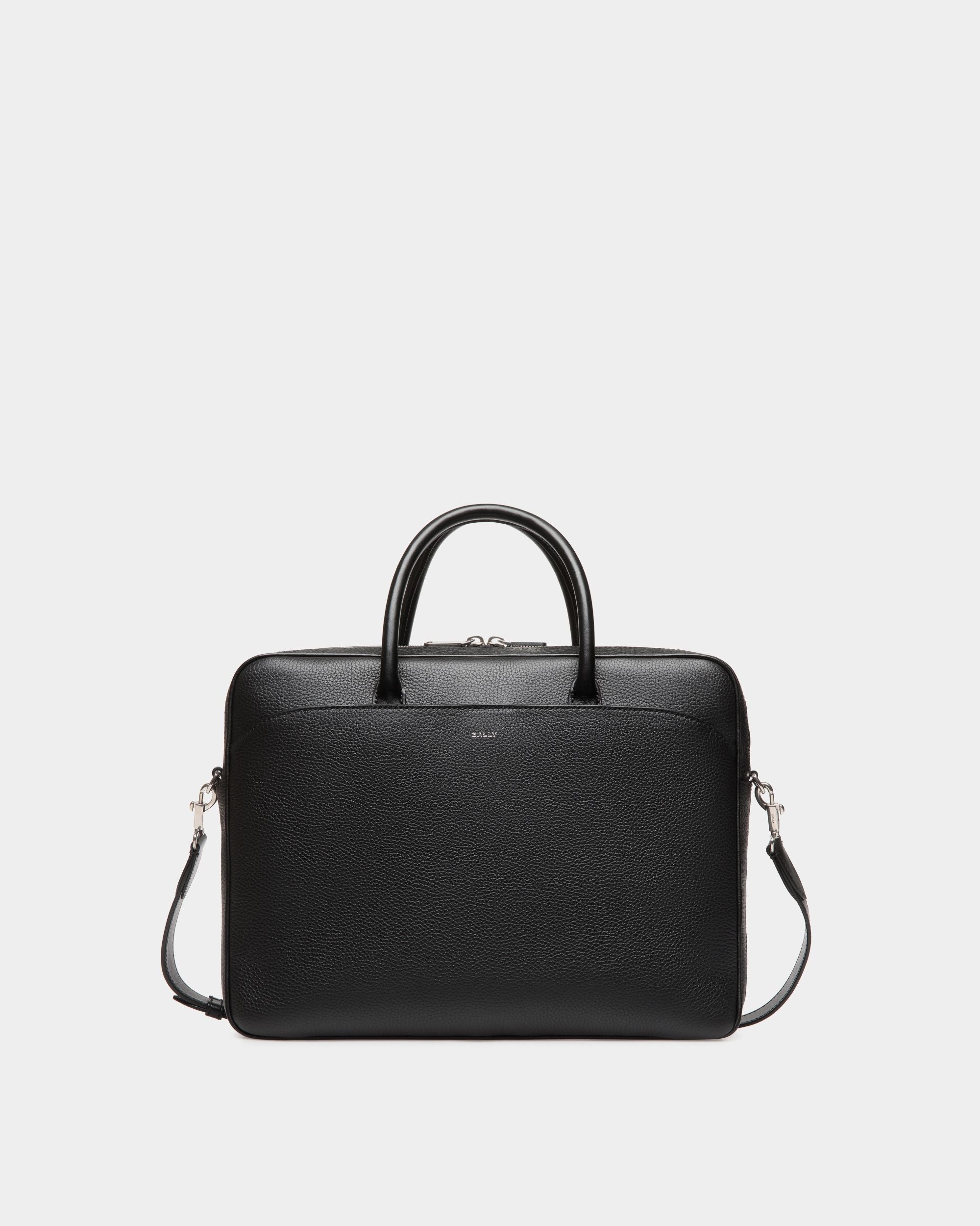Maletín Oeden De Piel Negra - Hombre - Bally - 01