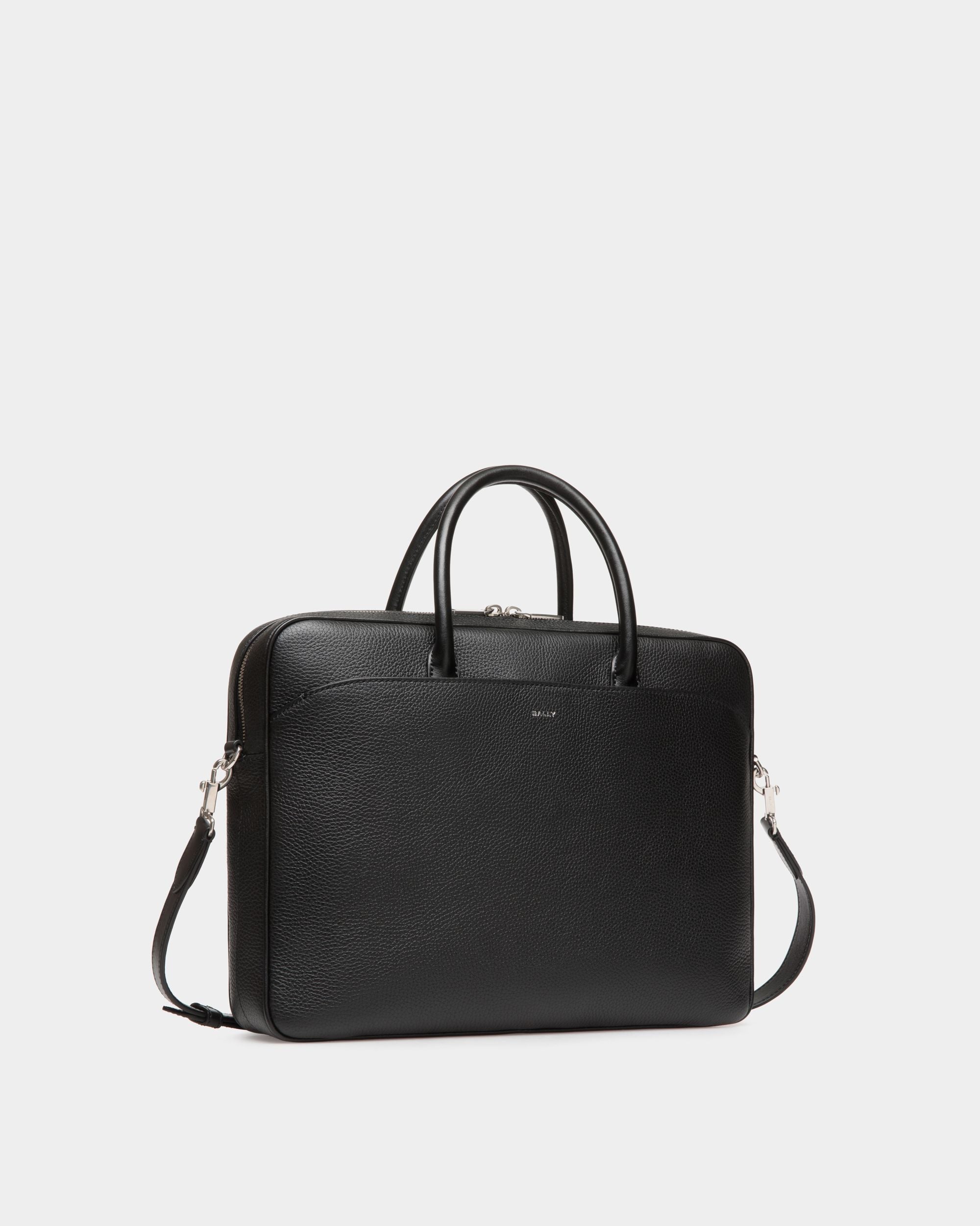 Maletín Oeden De Piel Negra - Hombre - Bally - 03