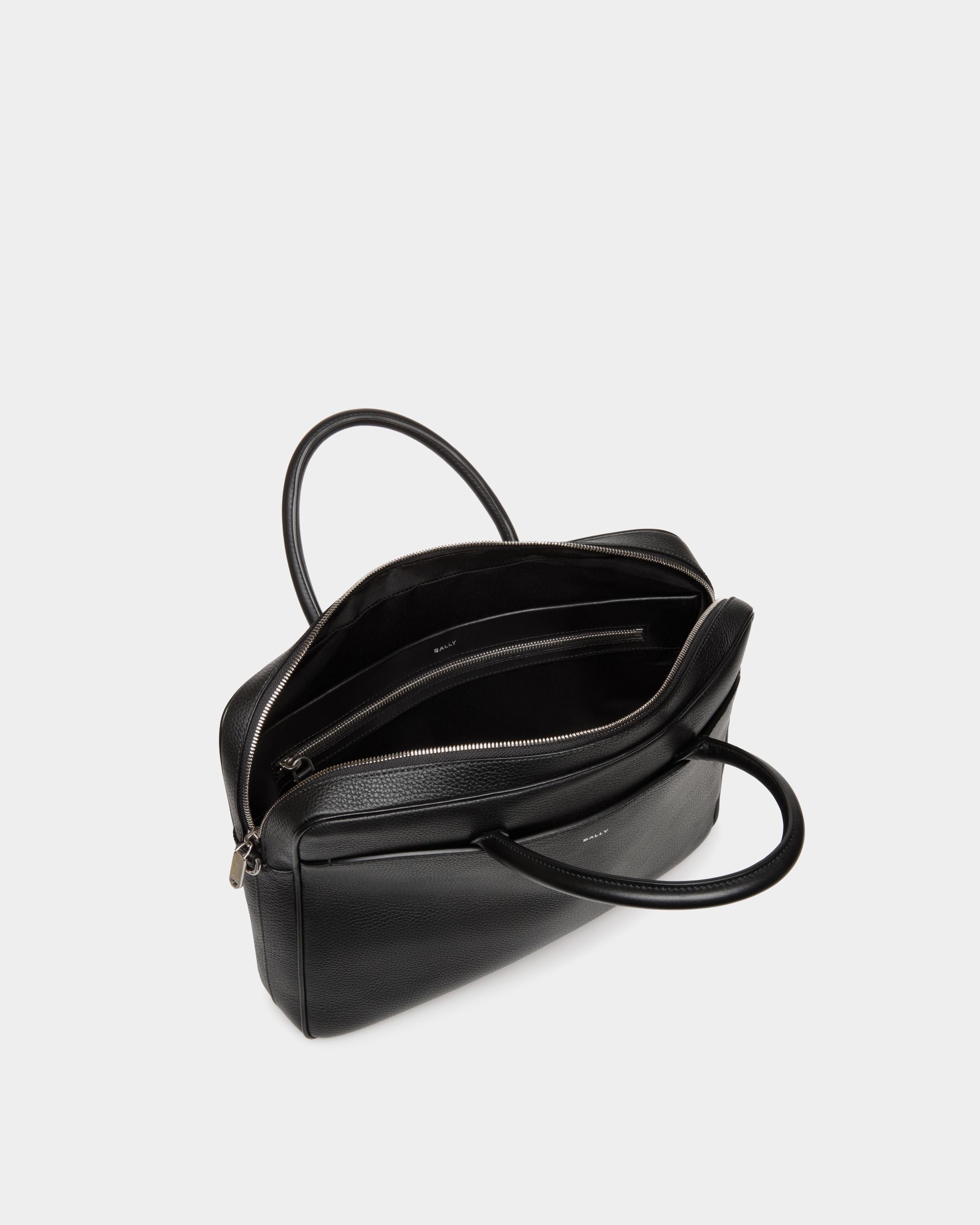 Maletín Oeden De Piel Negra - Hombre - Bally - 04