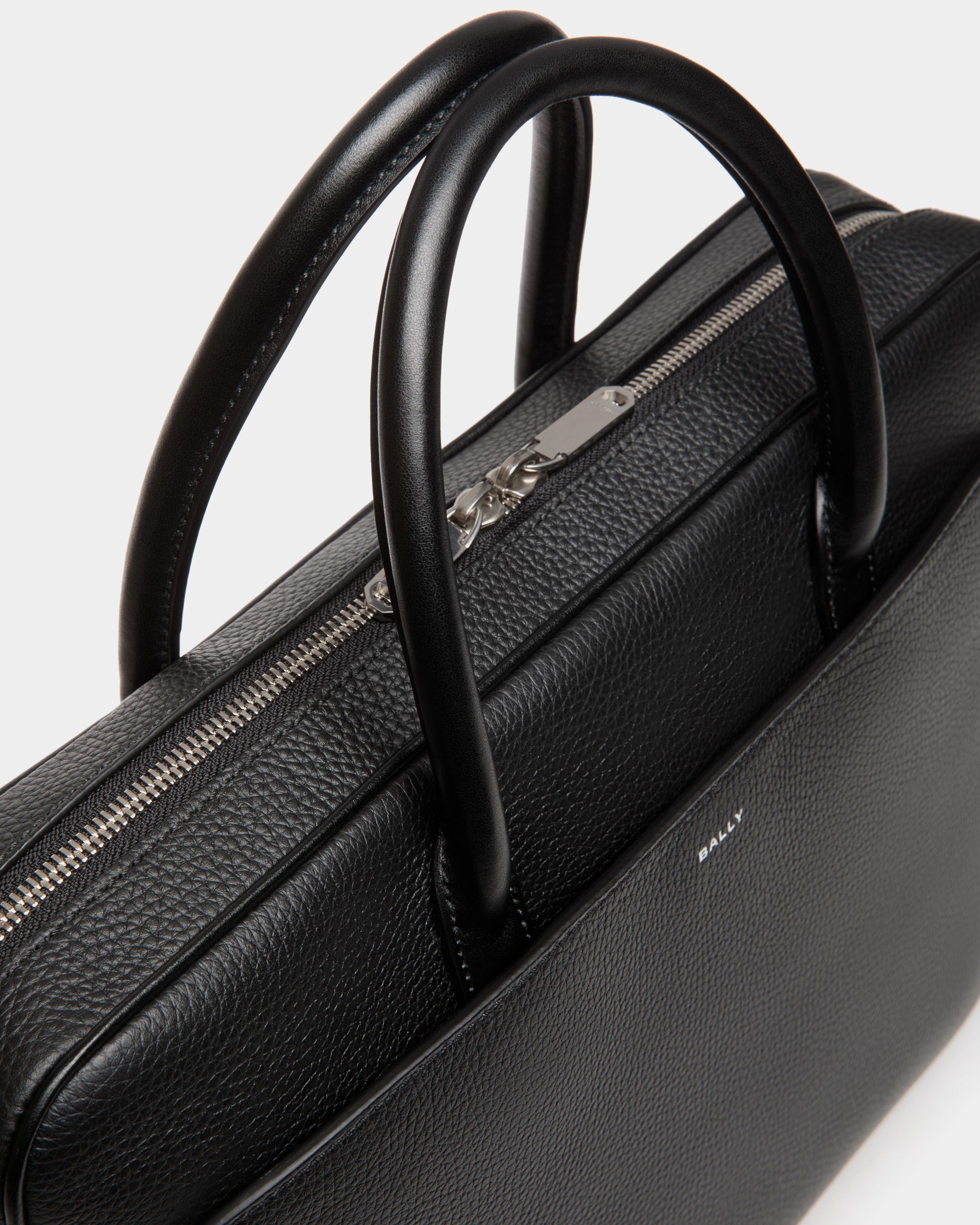 Maletín Oeden De Piel Negra - Hombre - Bally - 05