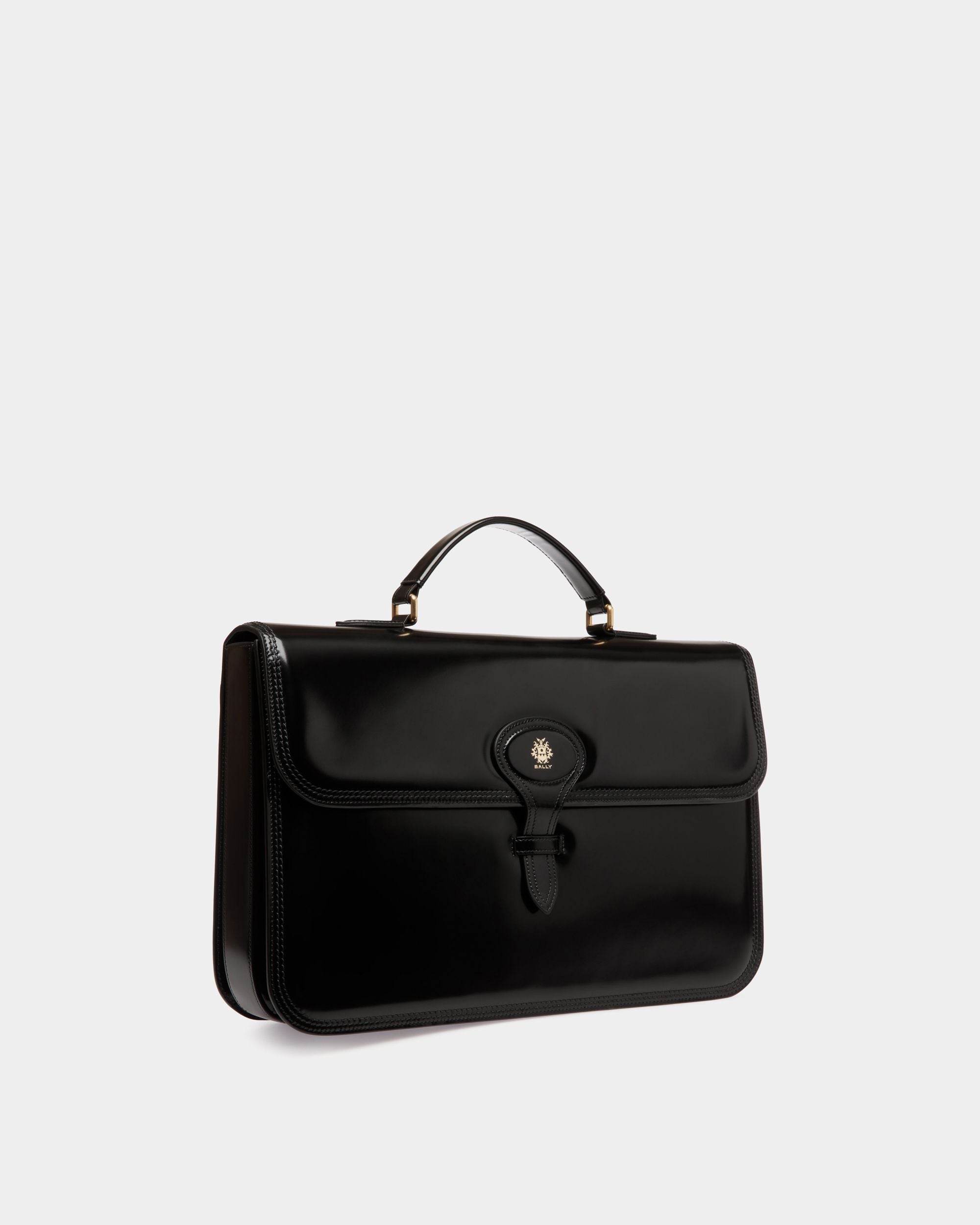 Maletín Beckett De Piel Negra - Hombre - Bally - 03