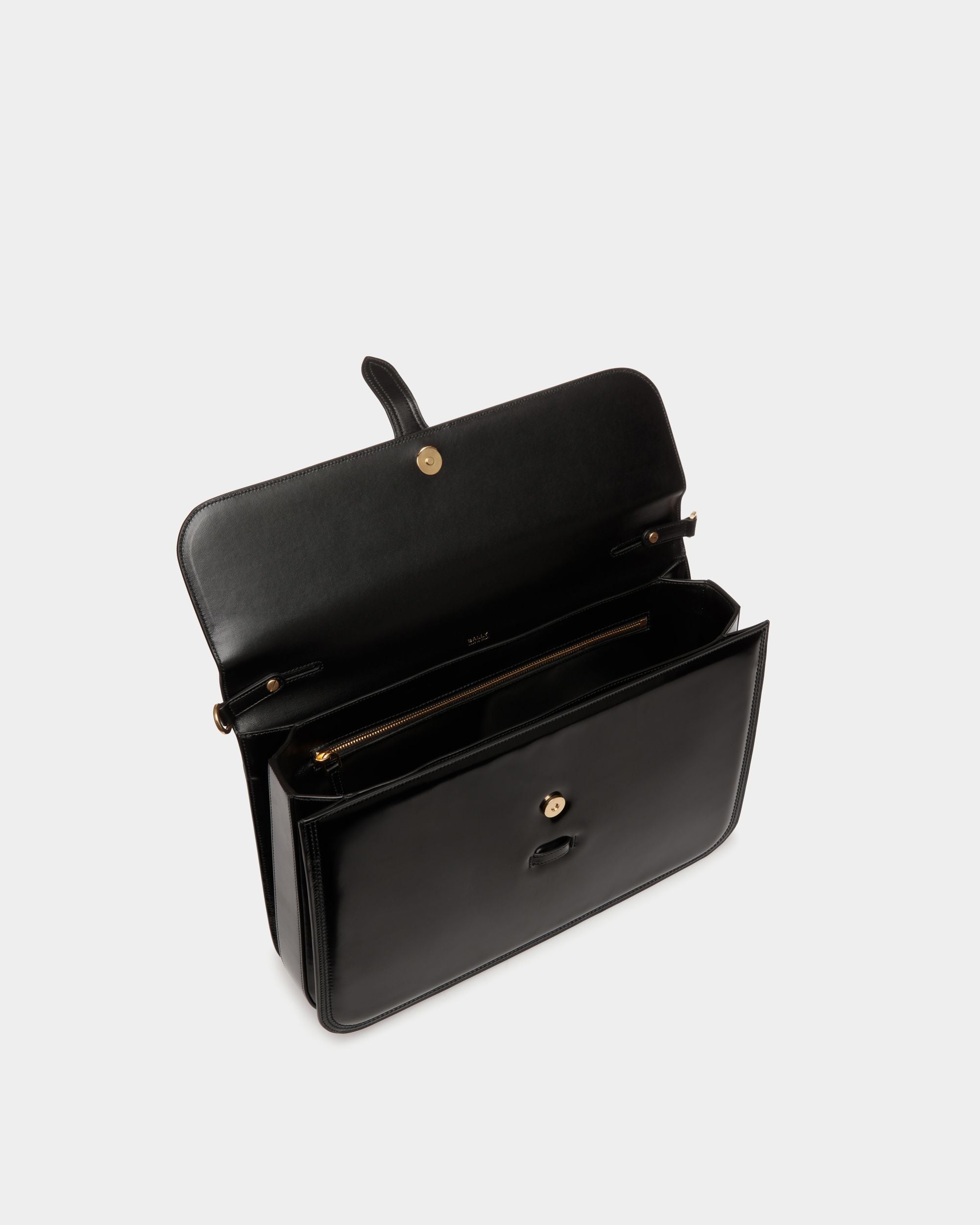 Maletín Beckett De Piel Negra - Hombre - Bally - 04