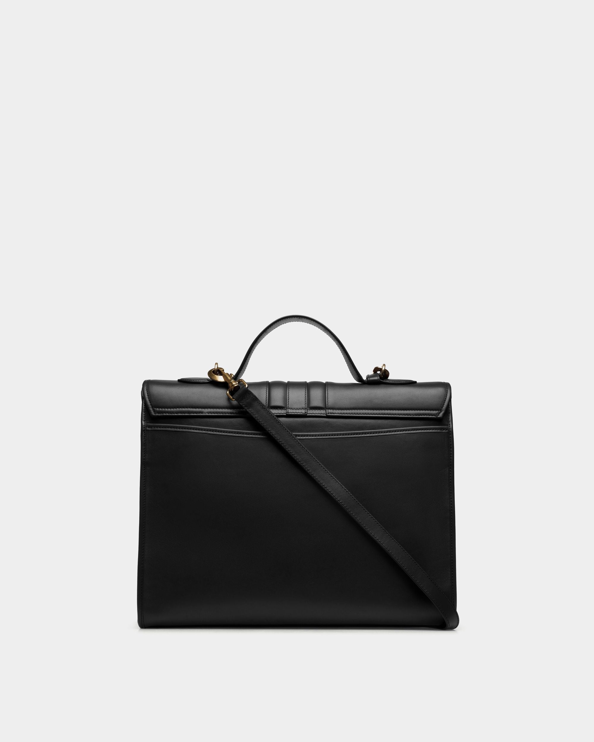 Maletín Beckett De Piel Negra - Hombre - Bally - 03