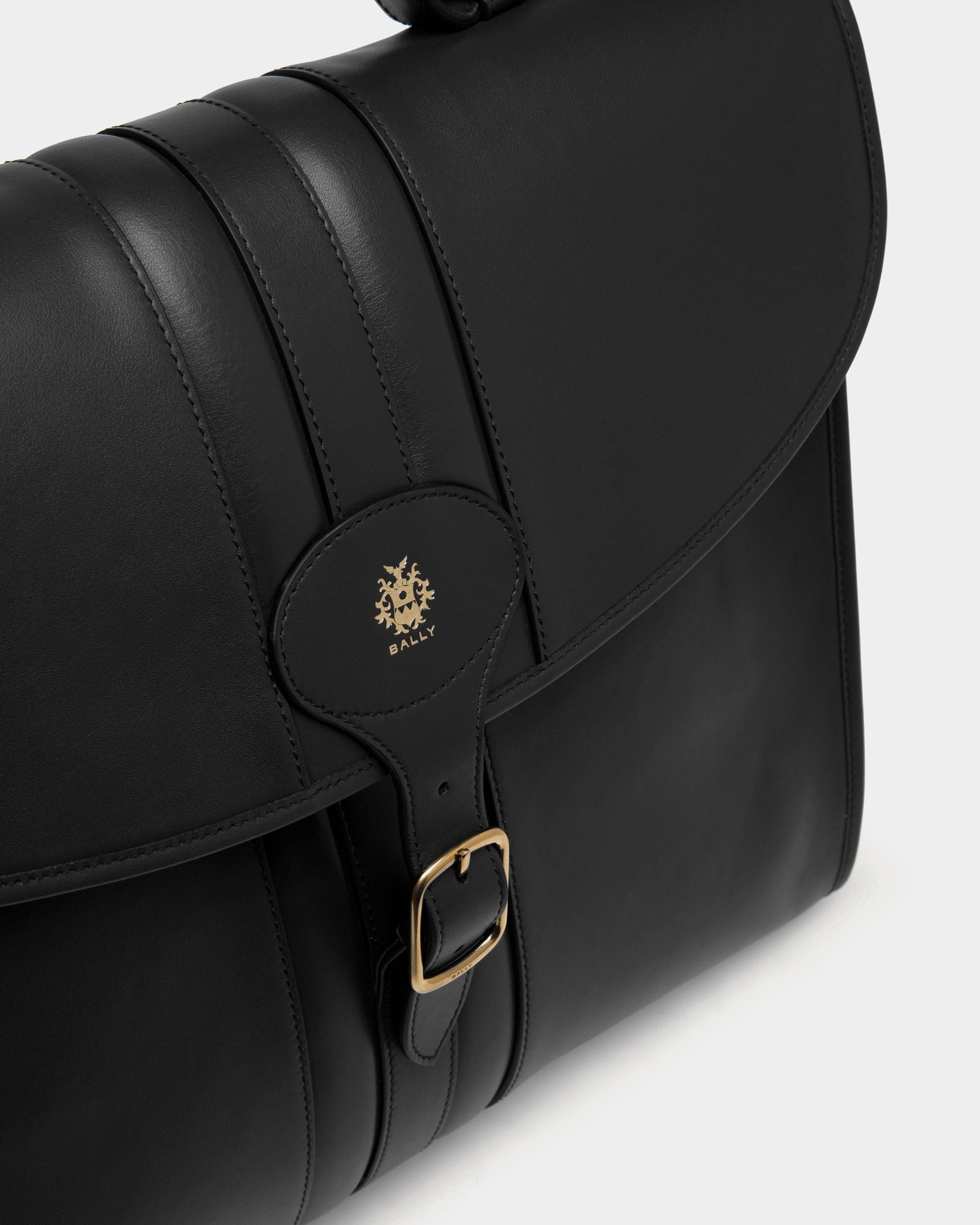 Maletín Beckett De Piel Negra - Hombre - Bally - 06