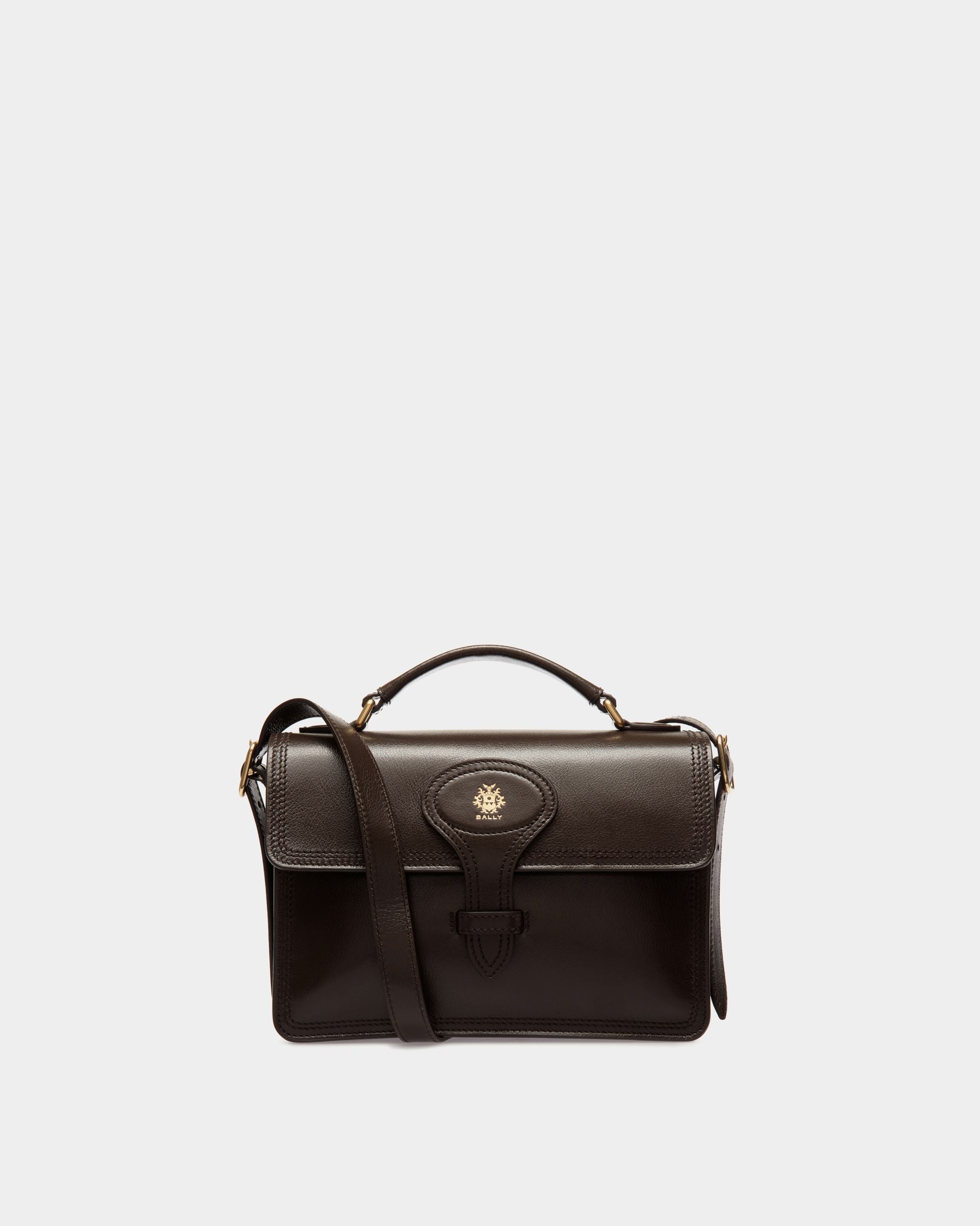 Beckett Crossbody Bag in Ebano Leather - Men's - Bally - 01