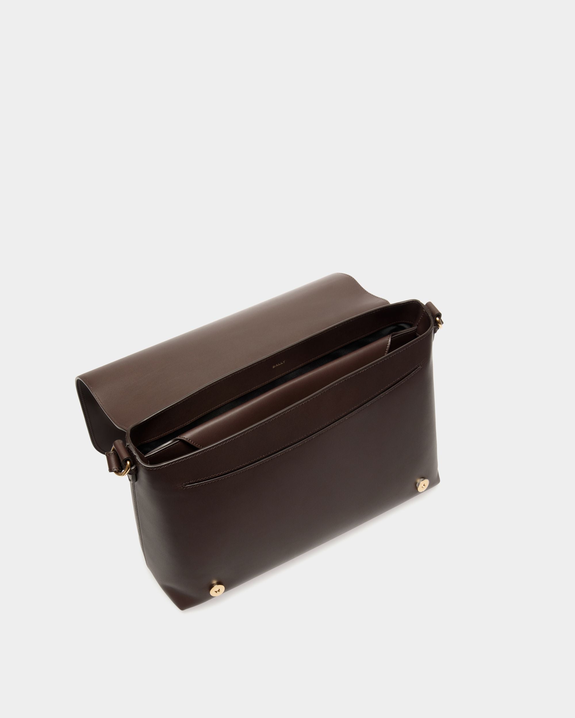 Bandolera Ray De Piel Ébano - Hombre - Bally - 04