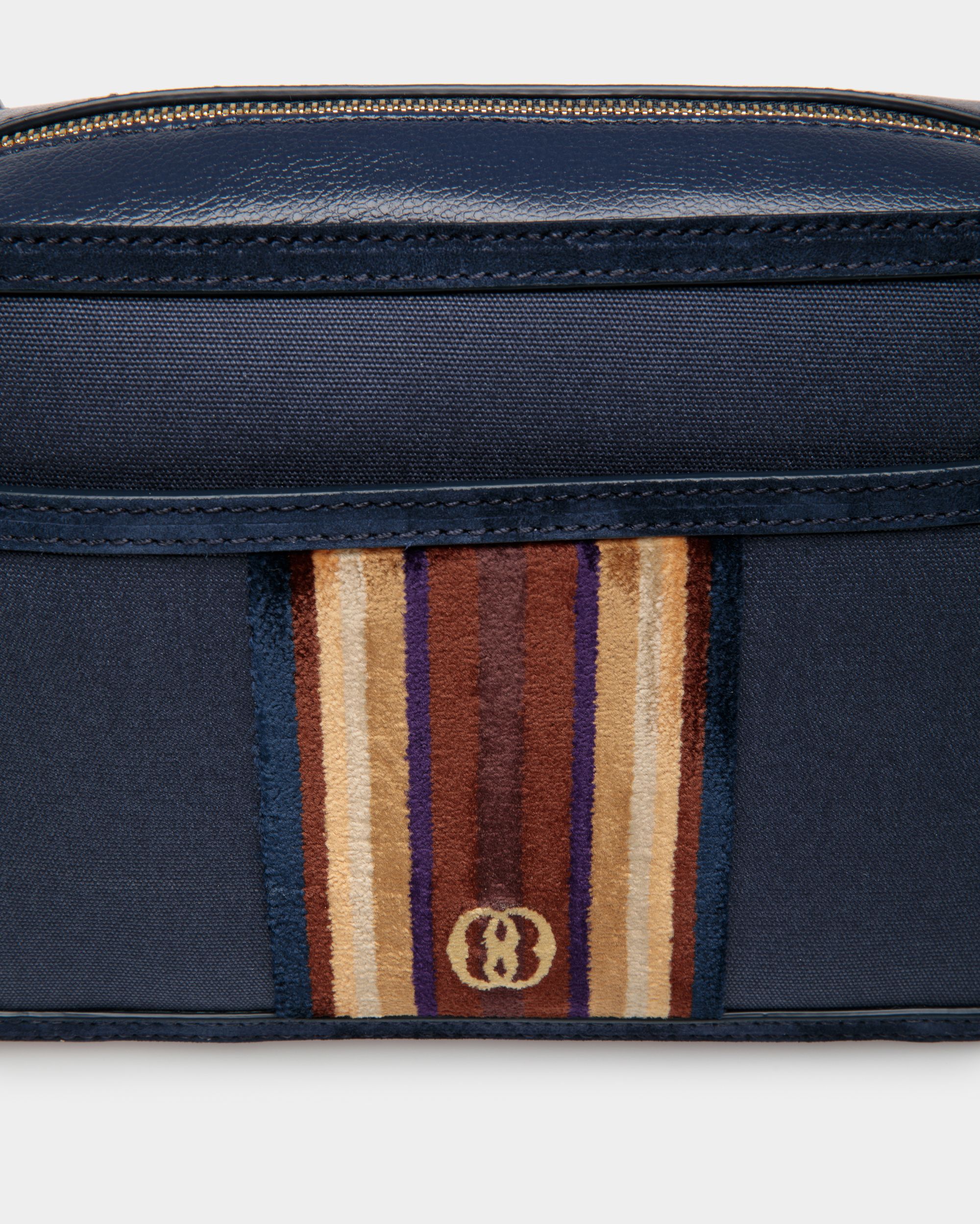 Bandolera Gare De Tela Azul Marino - Hombre - Bally - 05