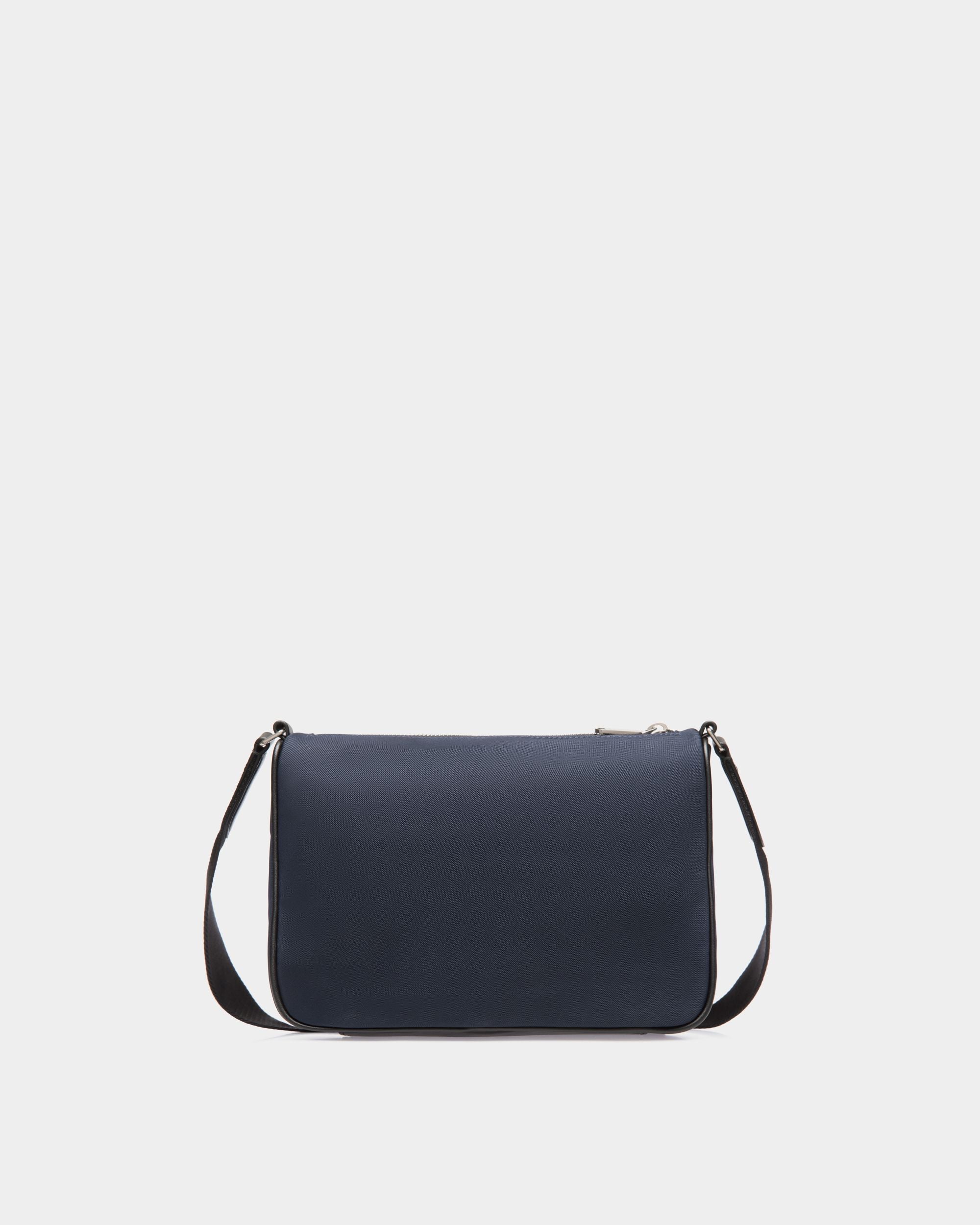 Bar Crossbody In Blue Nylon - Men's - Bally - 02
