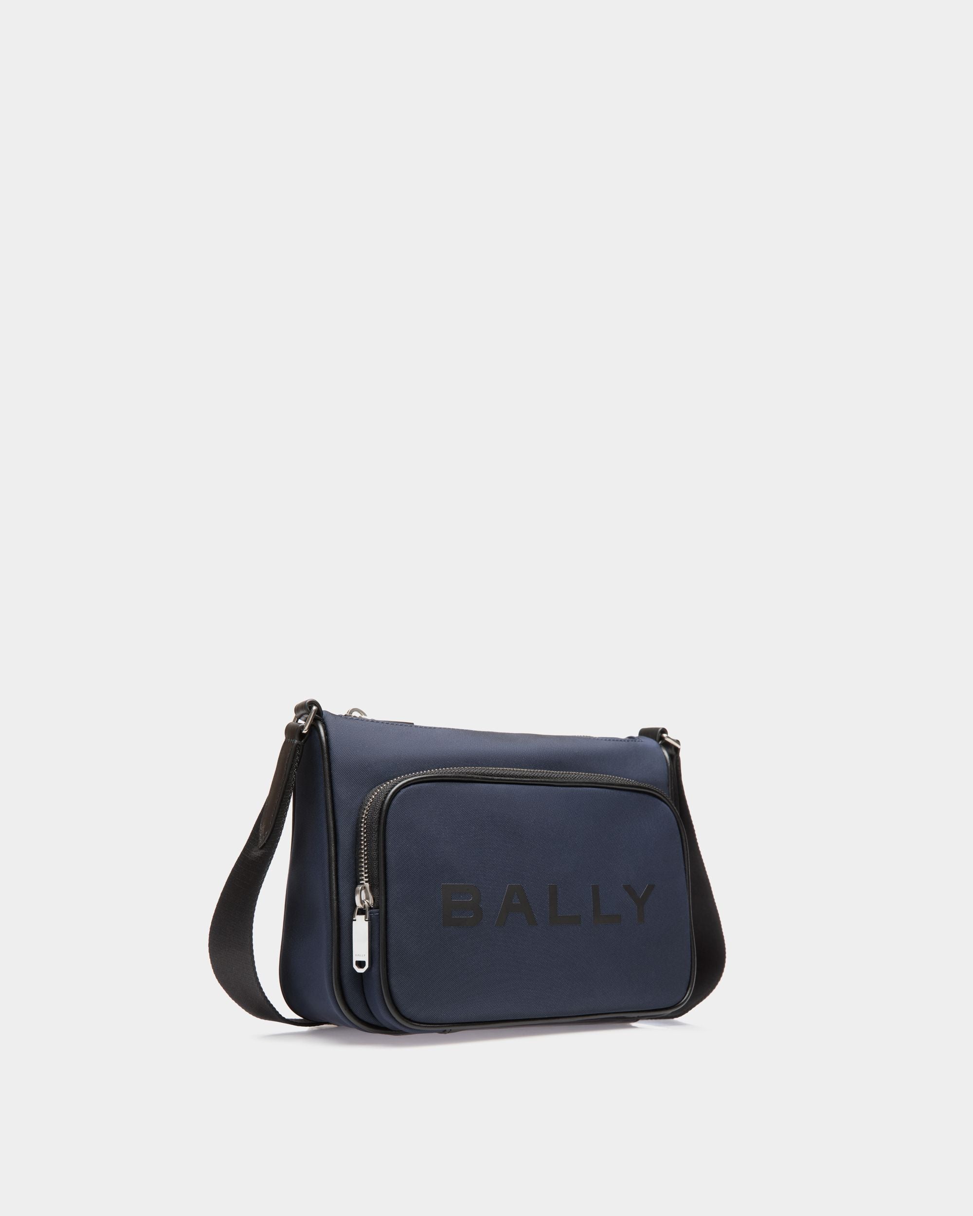 Bar Crossbody In Blue Nylon - Men's - Bally - 03