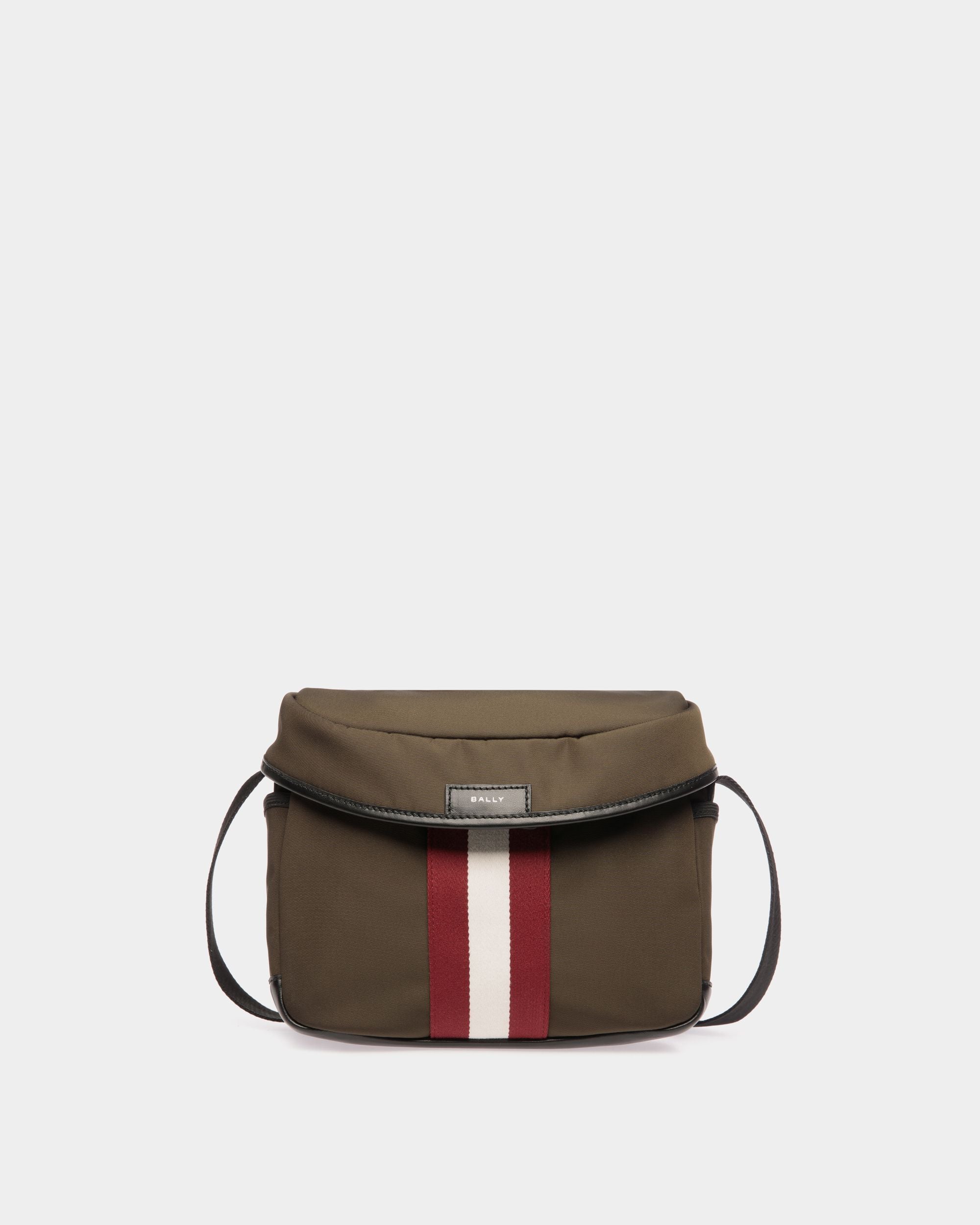 Bandolera Code De Nailon Military Green - Hombre - Bally - 01