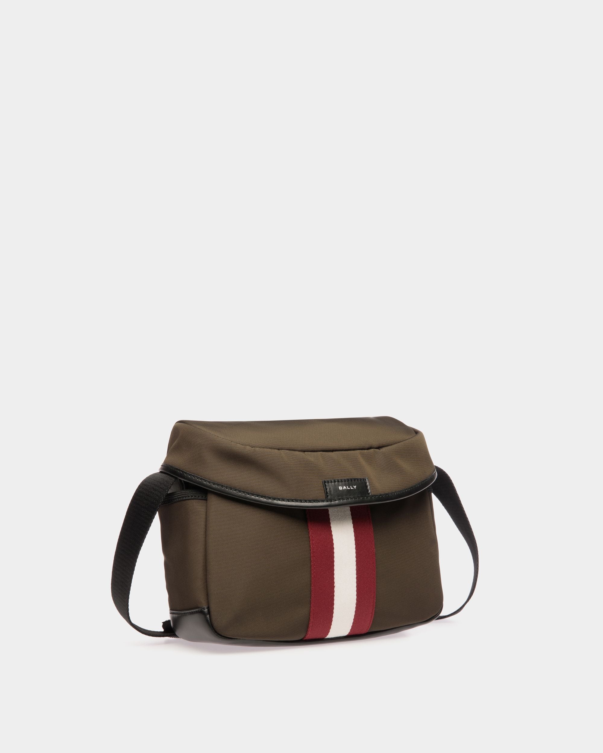 Bandolera Code De Nailon Military Green - Hombre - Bally - 03