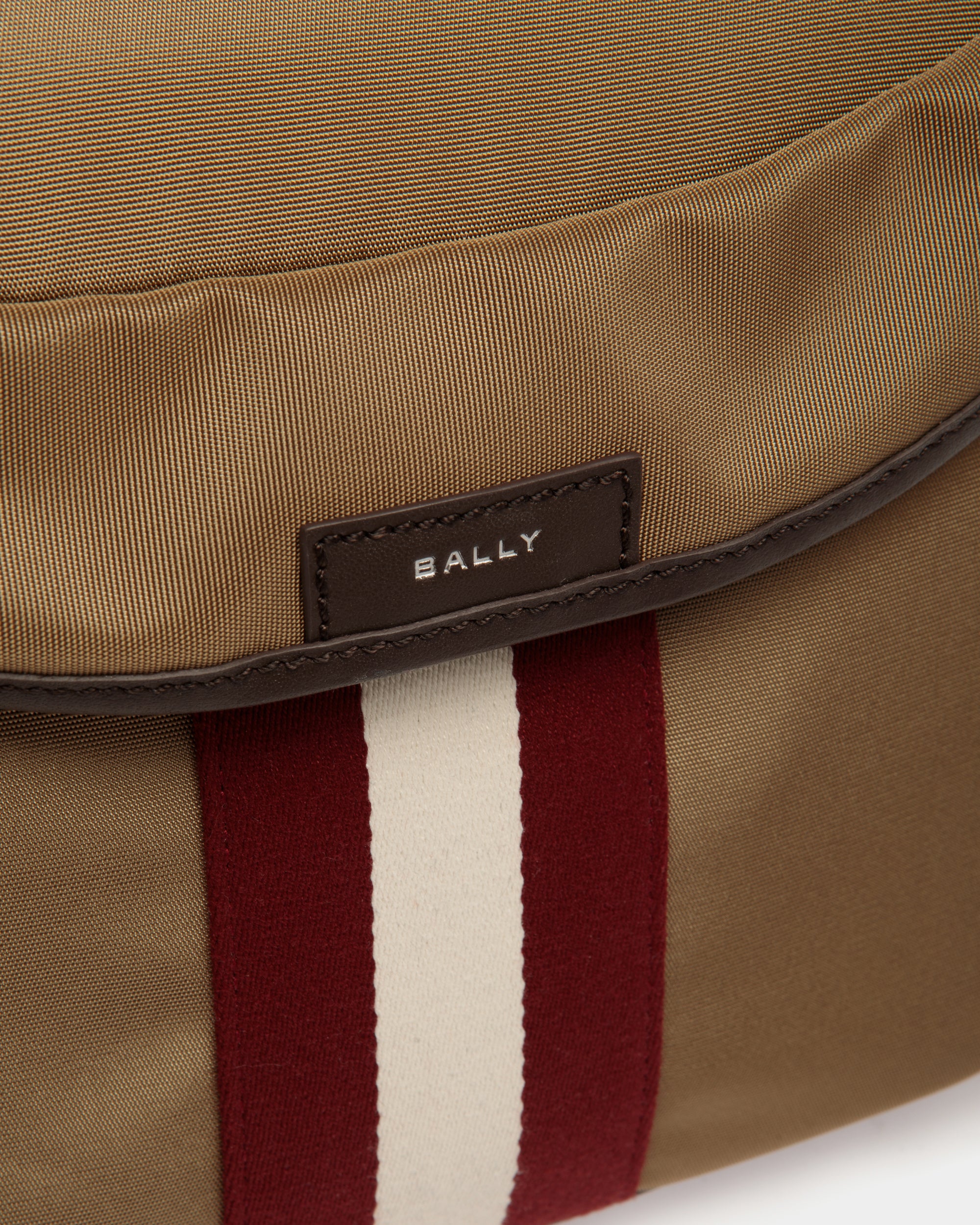 Bandolera Code De Nailon Camel - Hombre - Bally - 06