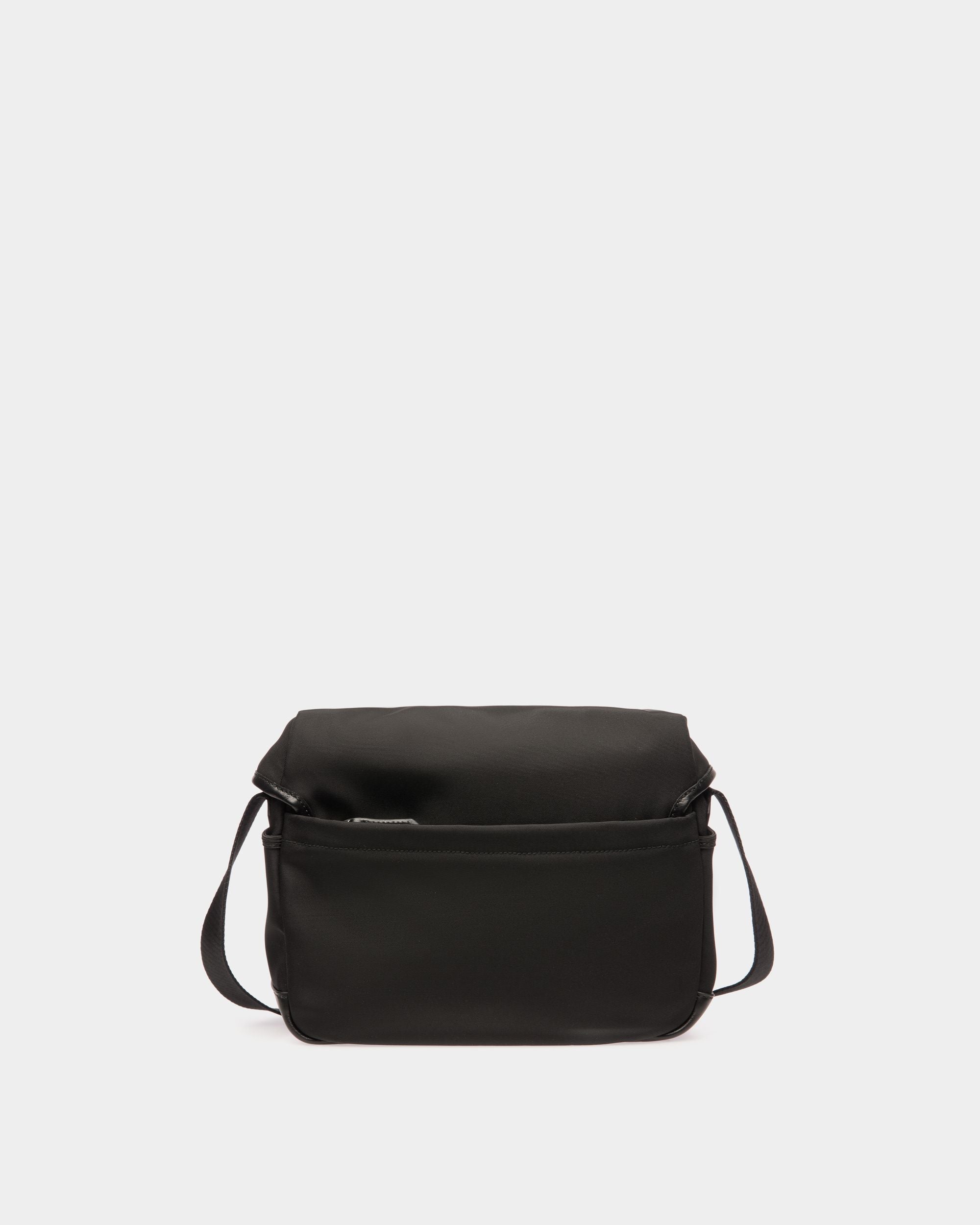 Code Crossbody Bag In Black Nylon - Men's - Bally - 02