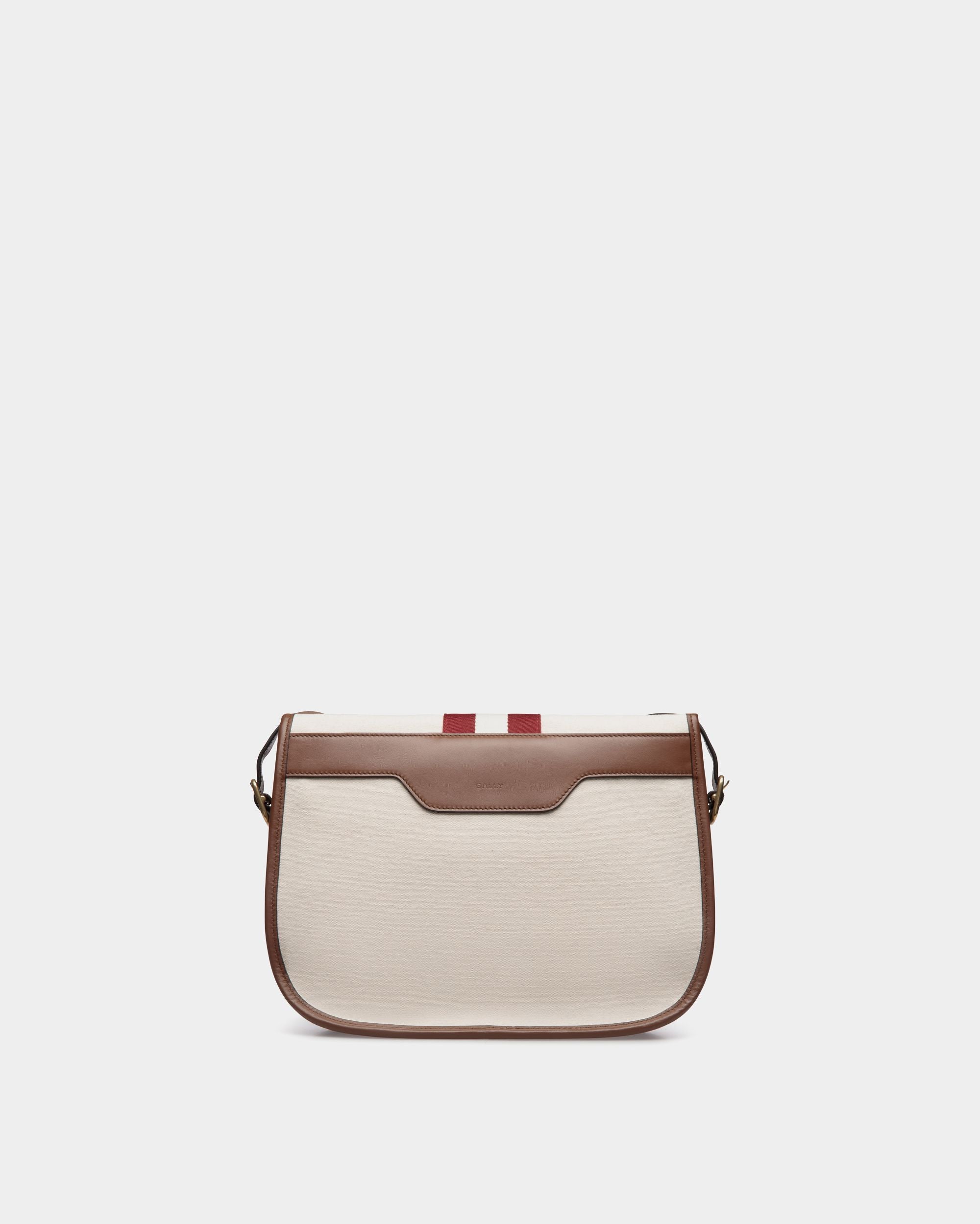 Beckett Shoulder Bag In Brown Fabric - Men's - Bally - 02