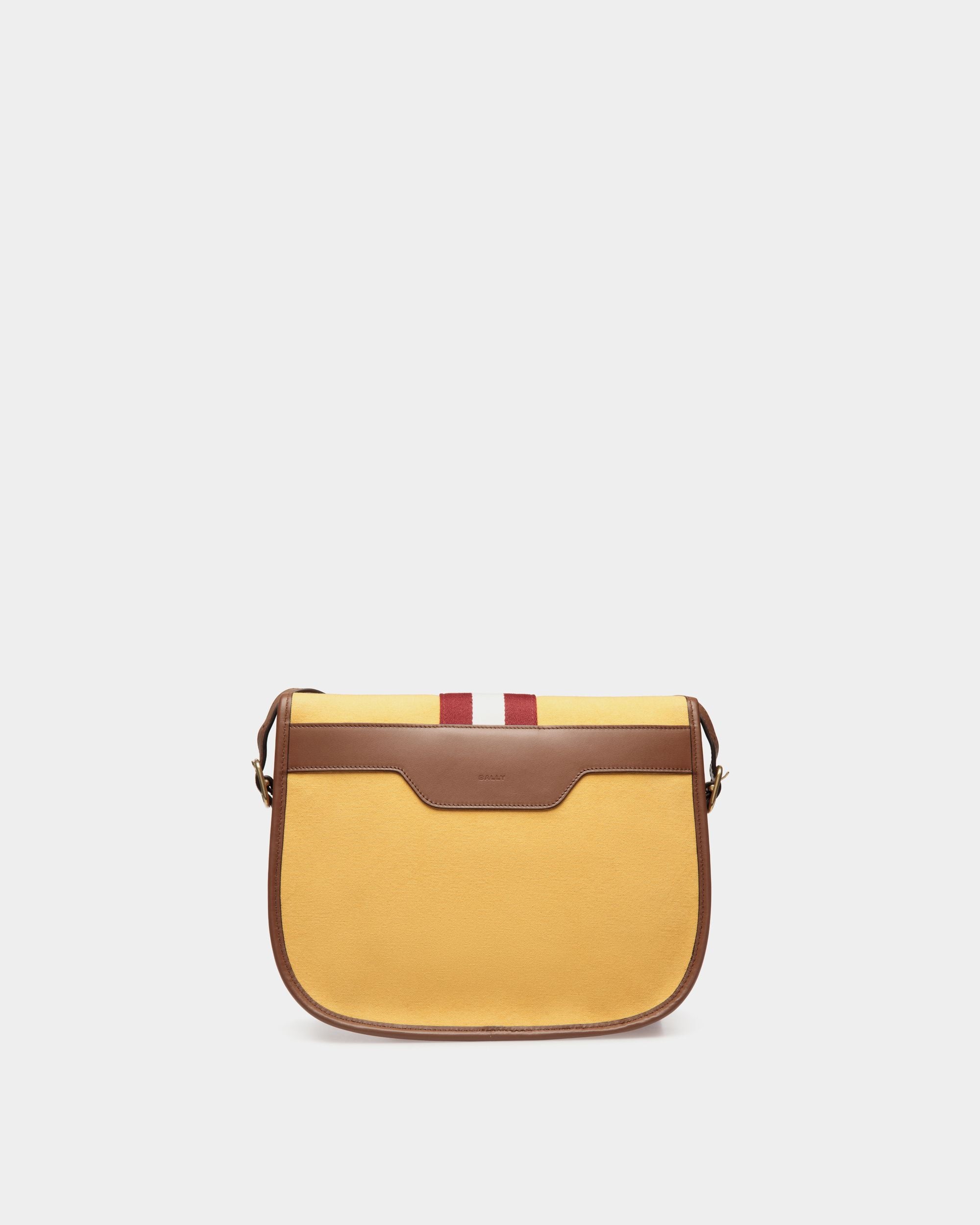 Beckett Shoulder Bag In Brown Fabric - Men's - Bally - 02