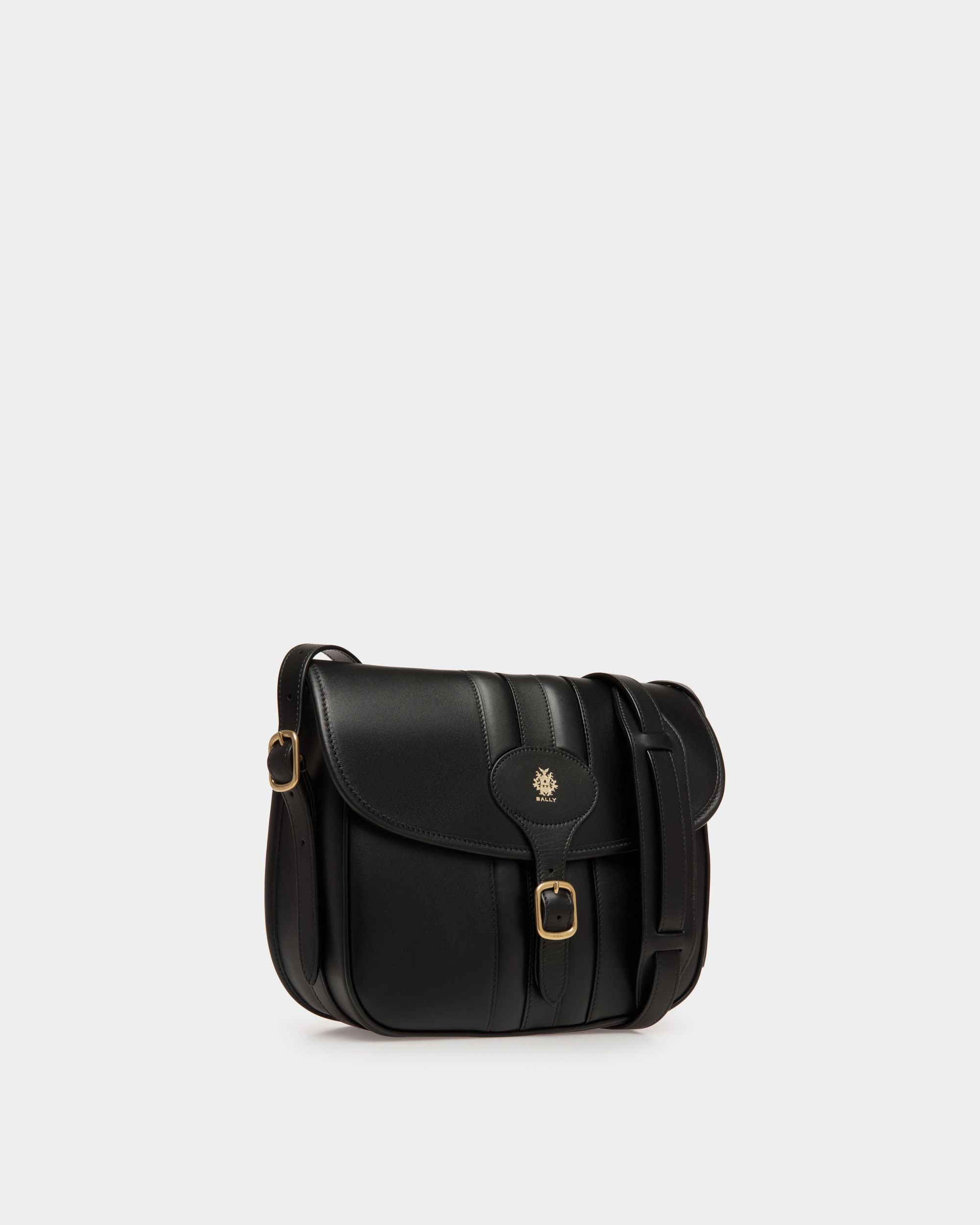 Beckett Crossbody Bag in Black Leather - Men's - Bally - 04