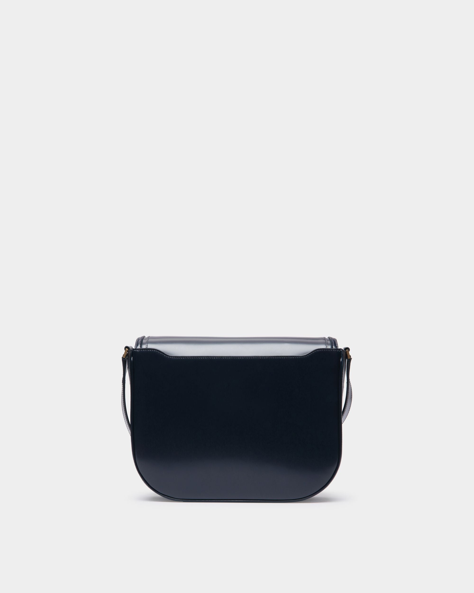 Deco Crossbody Bag in Navy Blue Brushed Leather - Men's - Bally - 03
