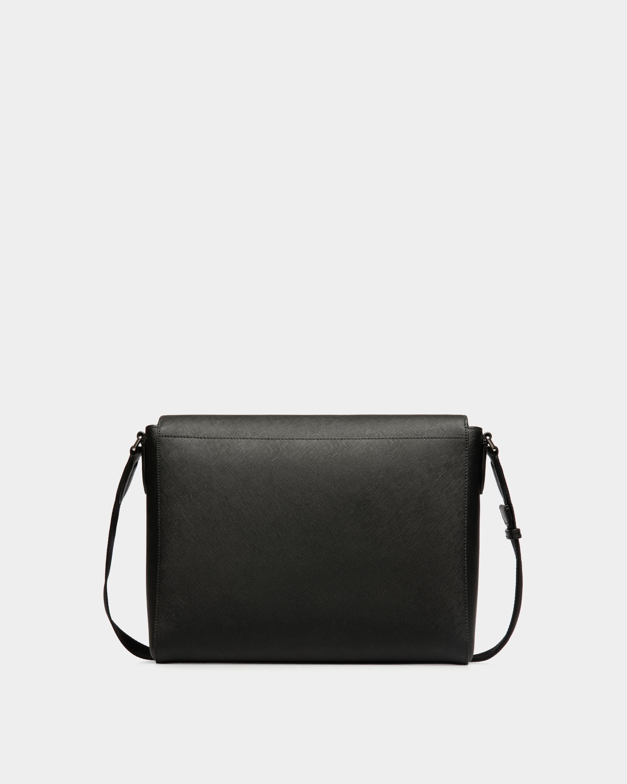 Messenger Bag In Black Bovine Split - Men's - Bally - 02