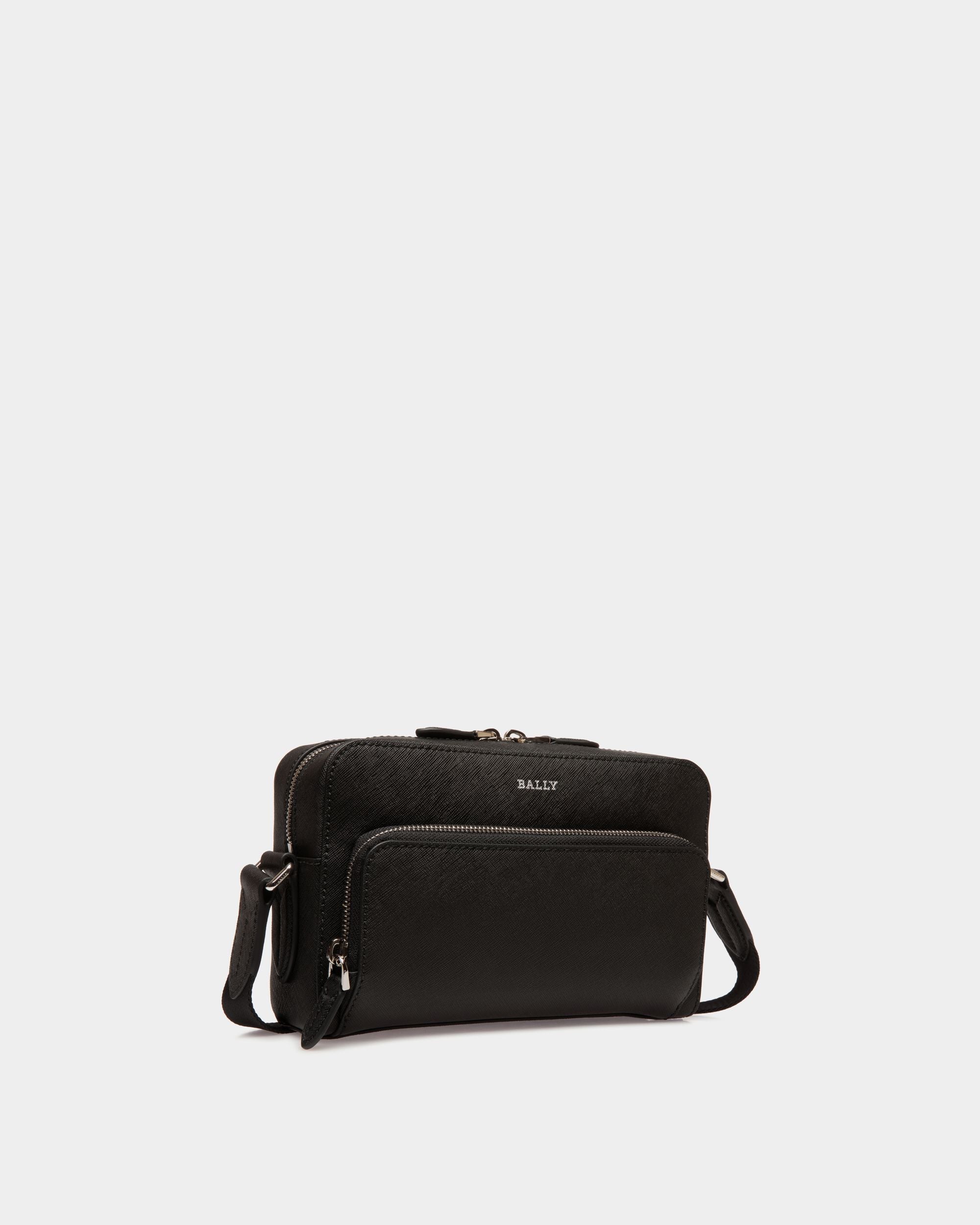 Cross Body In Black Bovine Split - Men's - Bally - 03