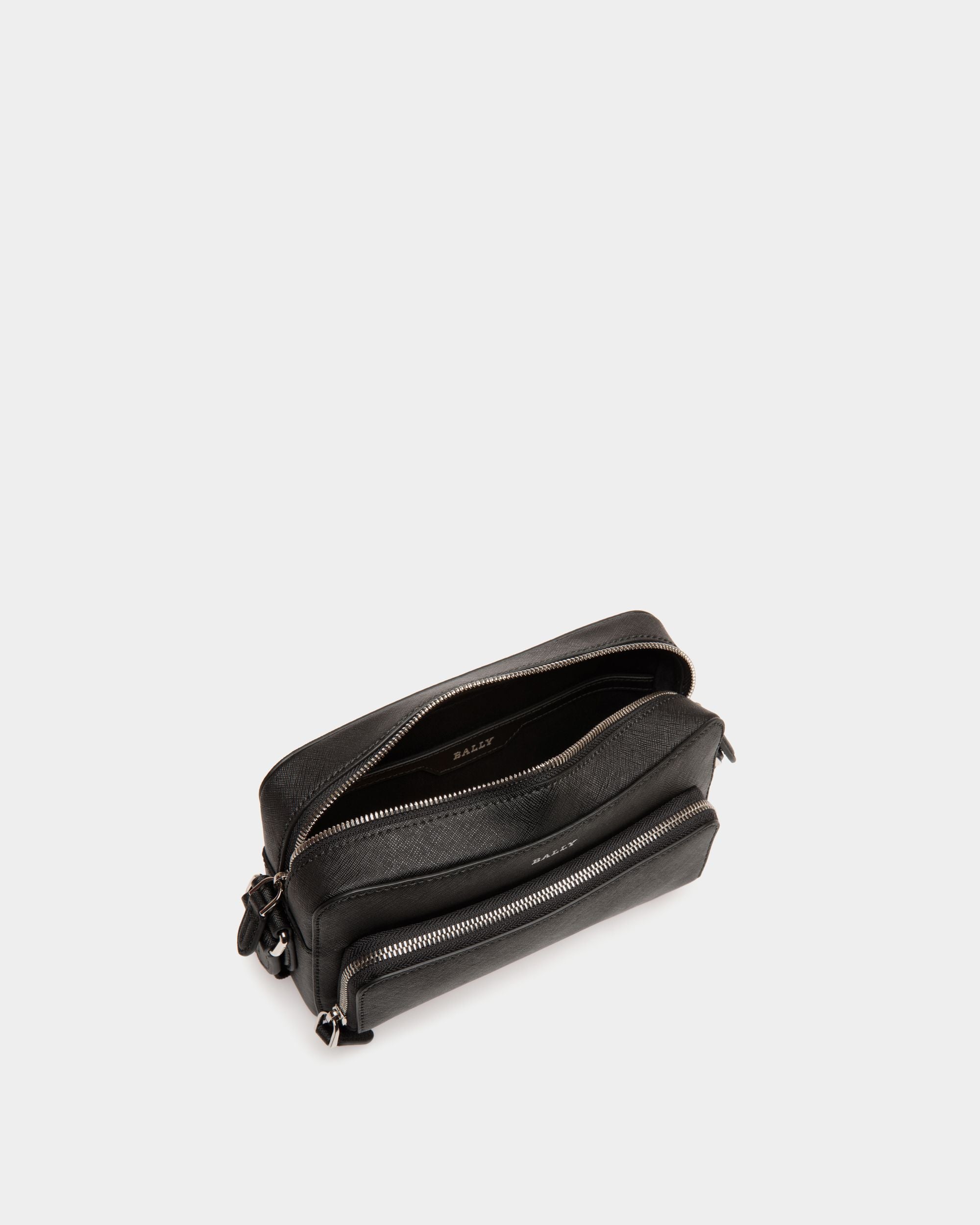 Cross Body In Black Bovine Split - Men's - Bally - 04