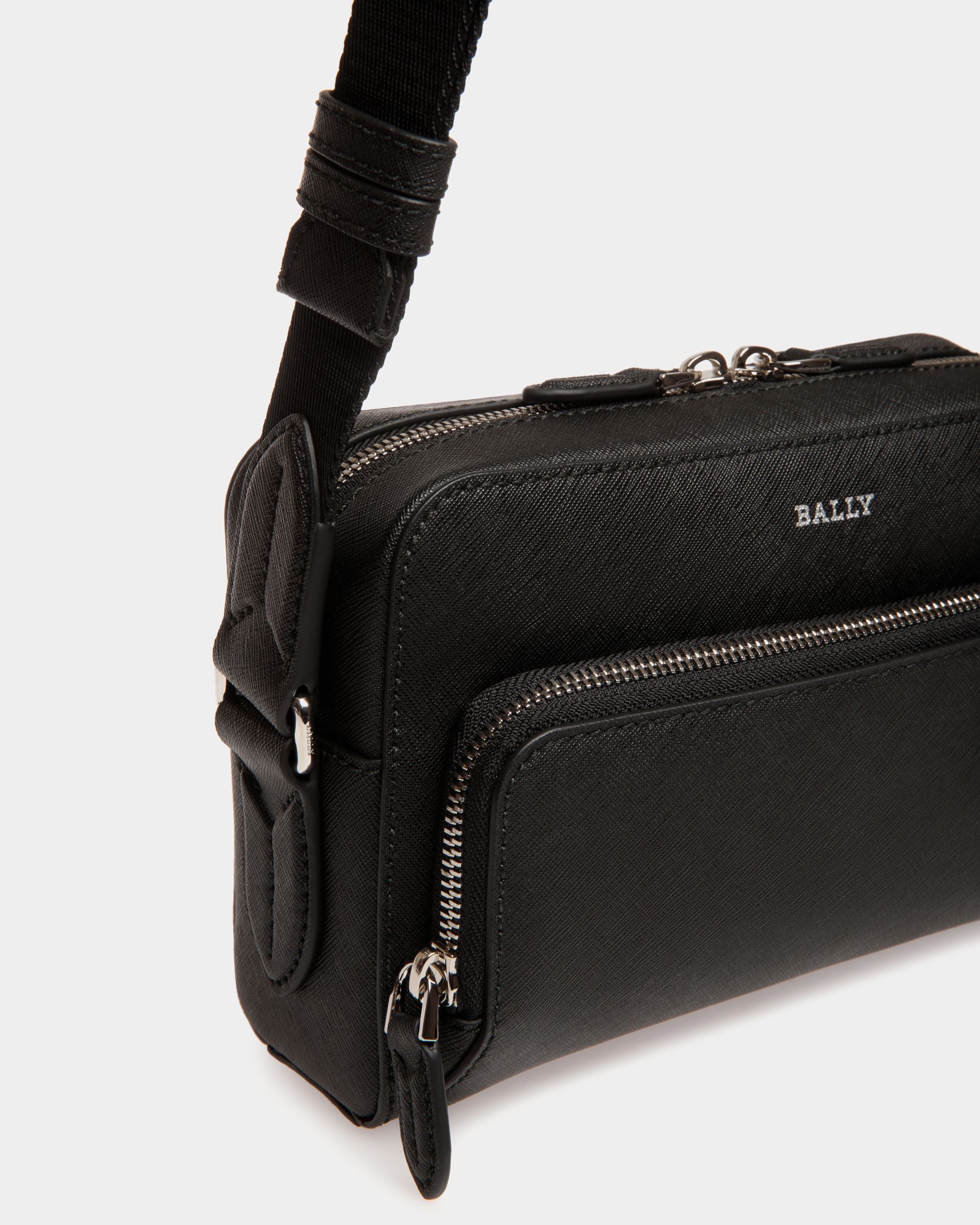 Cross Body In Black Bovine Split - Men's - Bally - 05