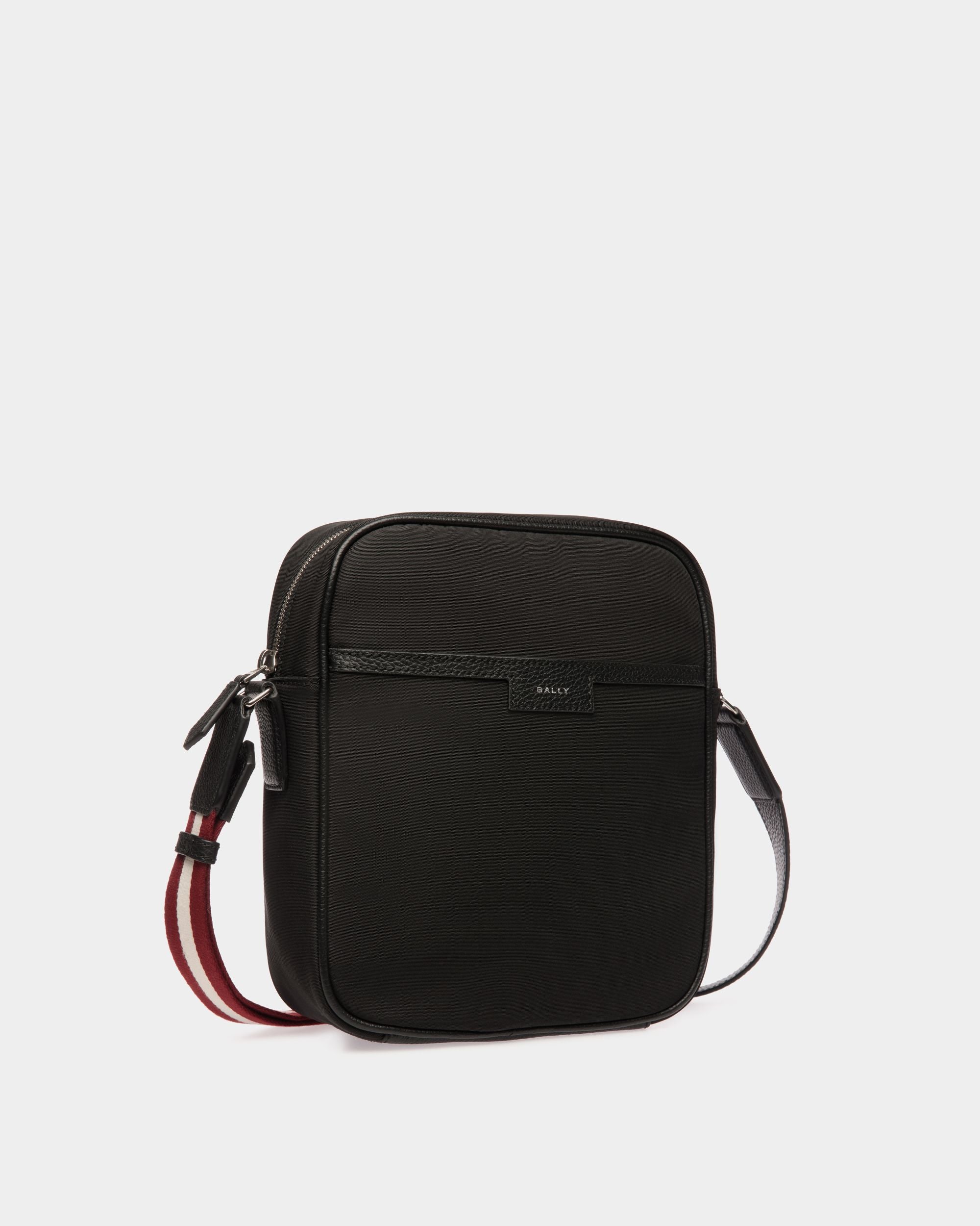 Code Crossbody Bag In Black Nylon - Men's - Bally - 03