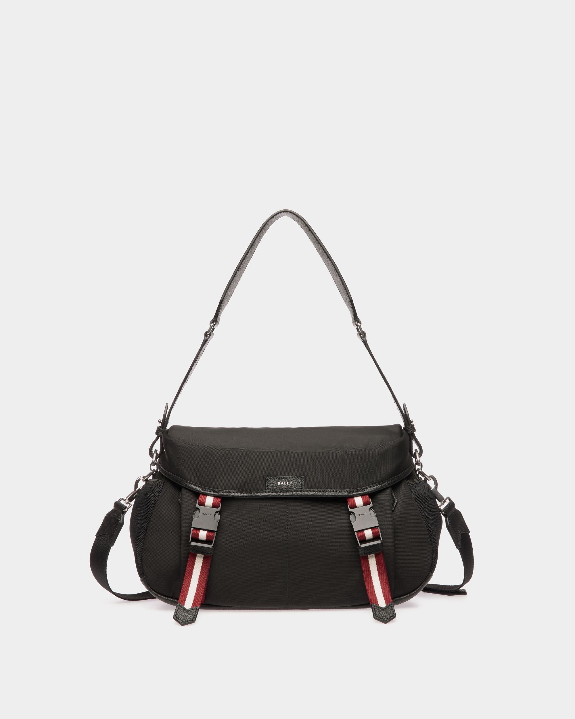 Bandolera Code De Nailon Negro - Hombre - Bally - 01