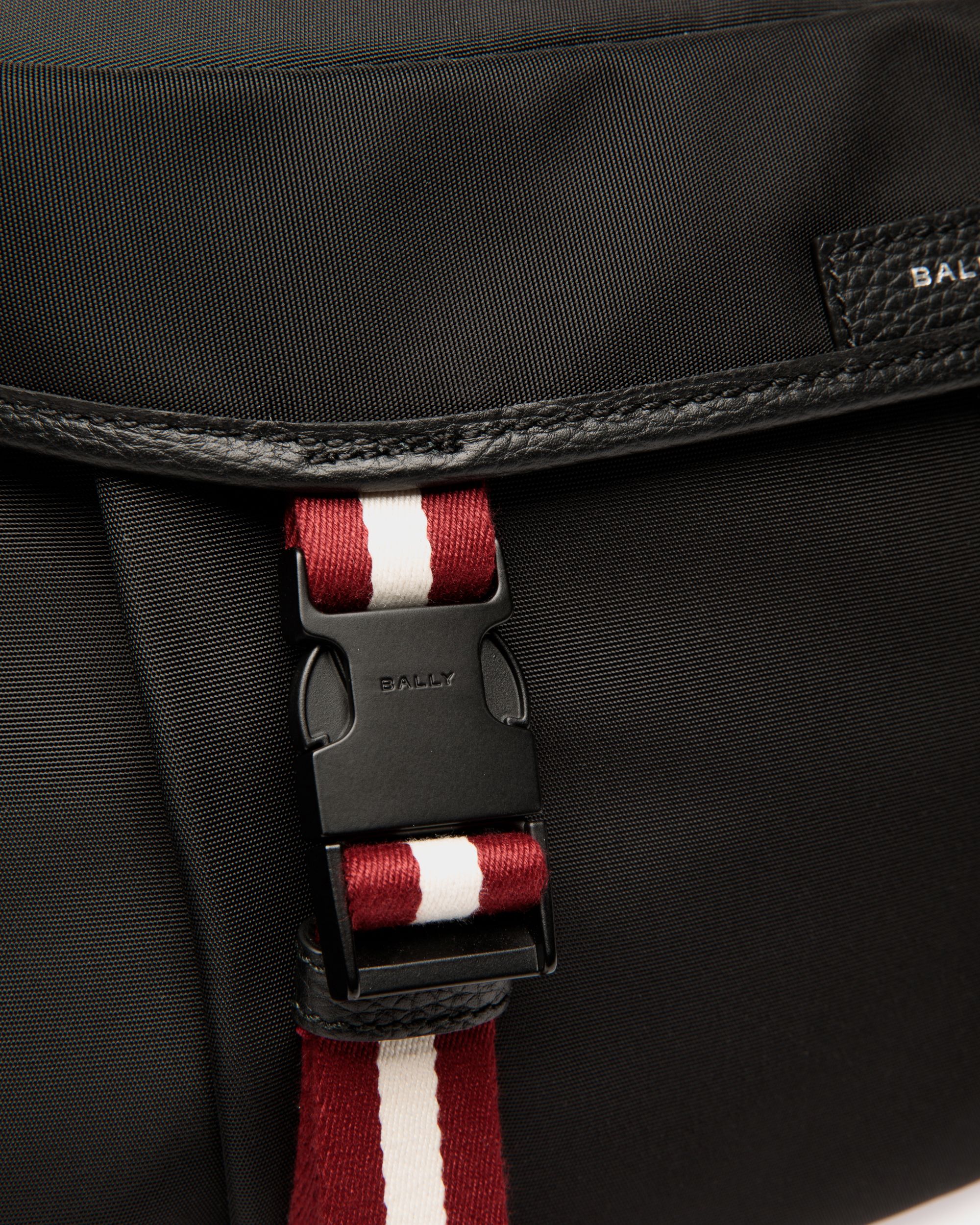 Bandolera Code De Nailon Negro - Hombre - Bally - 04