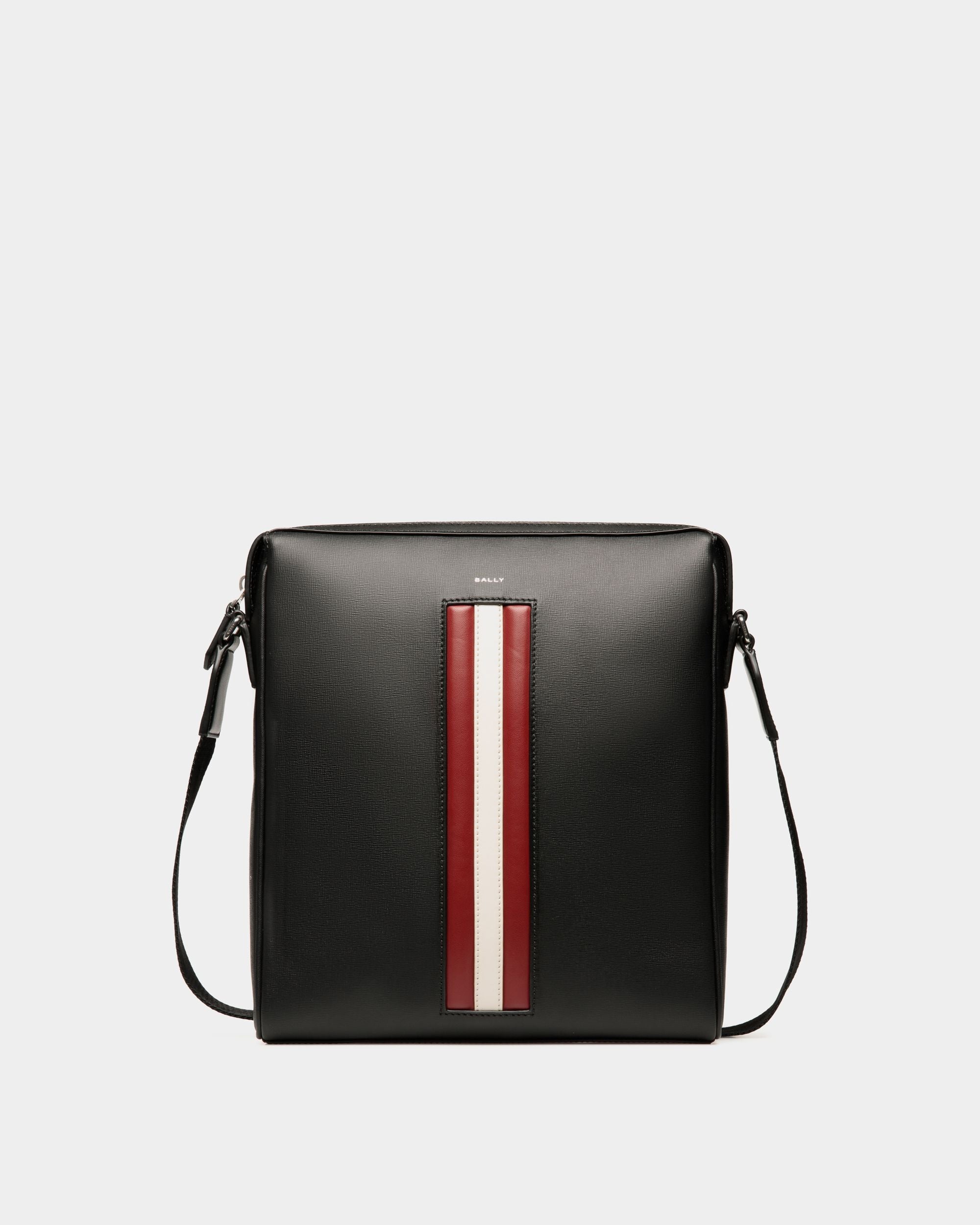Bandolera Mythos De Piel Reciclada Negra - Hombre - Bally - 01