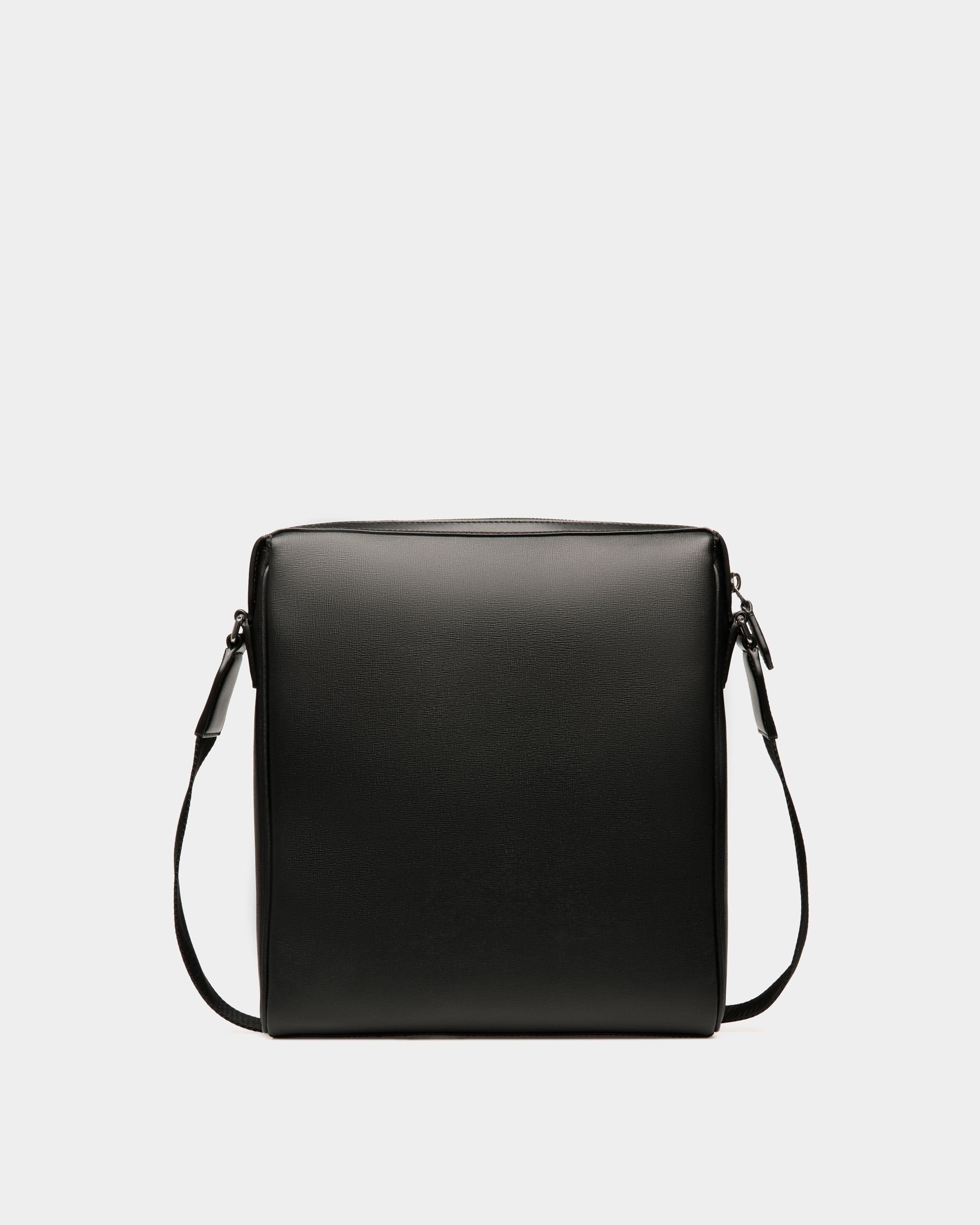 Bandolera Mythos De Piel Reciclada Negra - Hombre - Bally - 02
