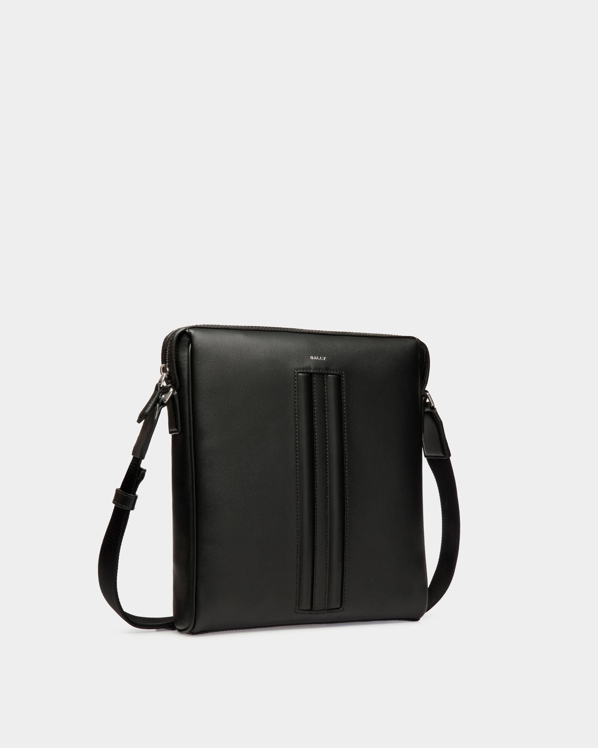 Cross Body In Black Leather - Men's - Bally - 03