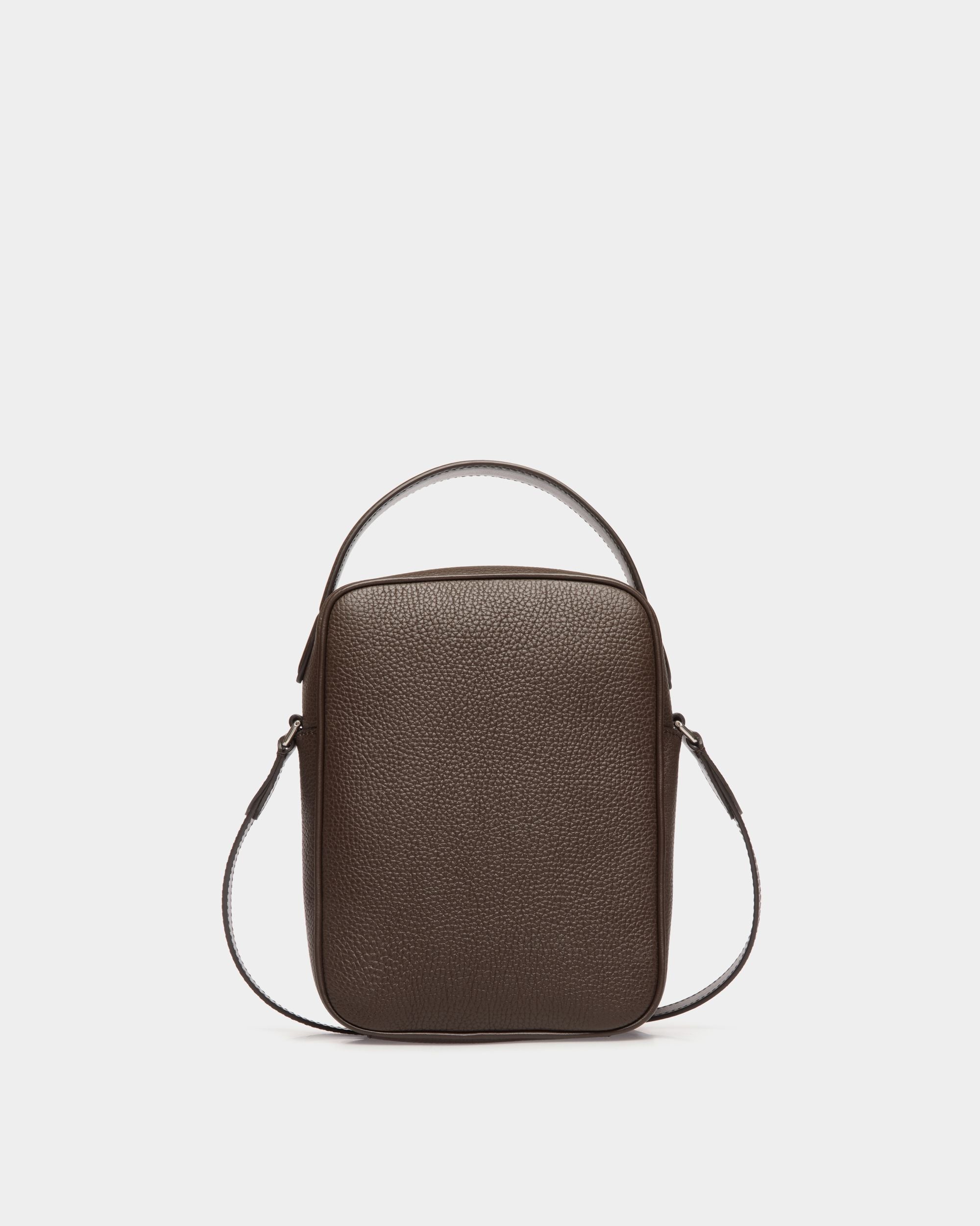 Oeden Crossbody Bag in Ebano Leather - Men's - Bally - 02