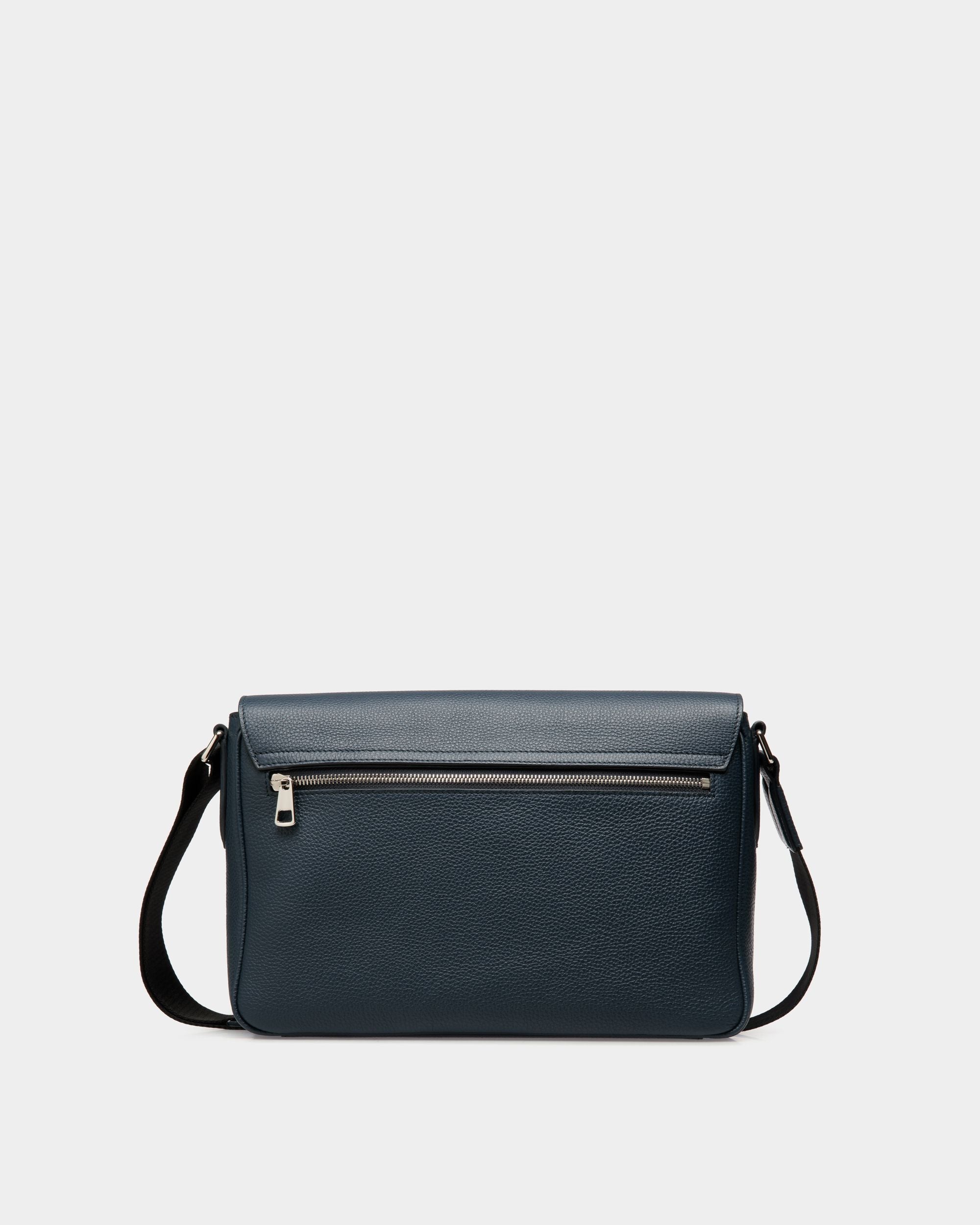 Messenger Bag In Black  Leather - Men's - Bally - 02