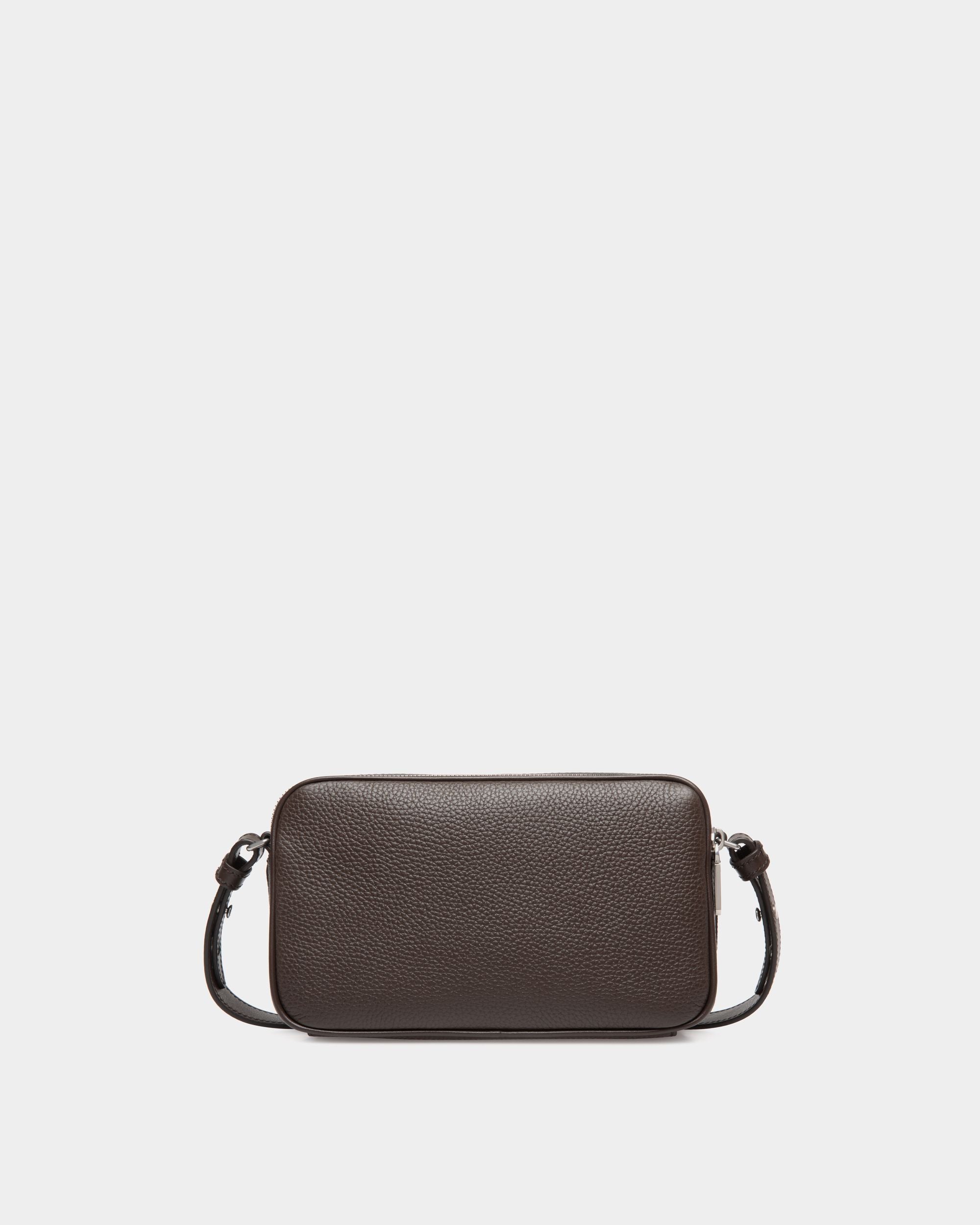 Oeden Crossbody Bag in Ebano Leather - Hombre - Bally - 02