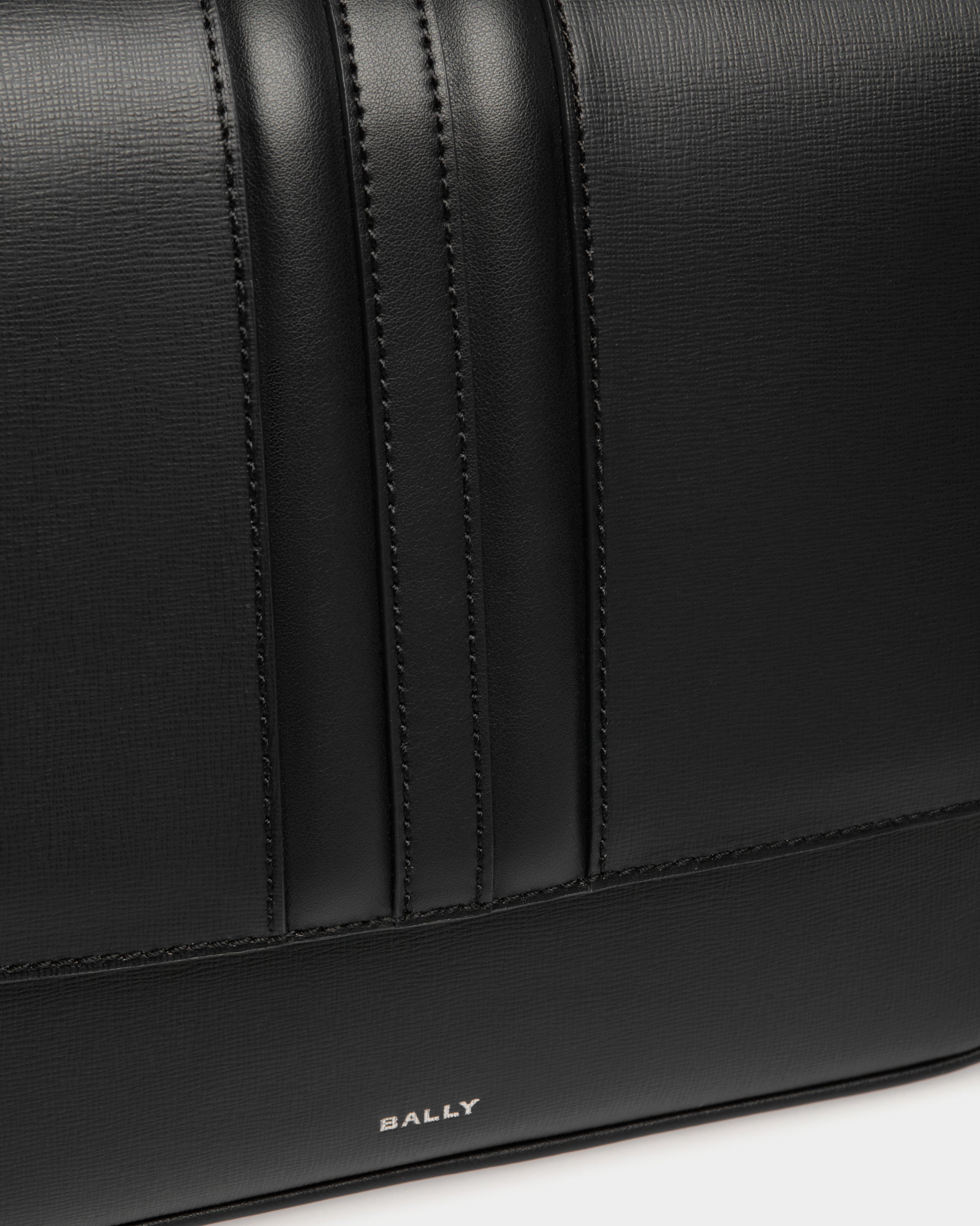 Bandolera Mythos De Piel Reciclada Negra - Hombre - Bally - 06