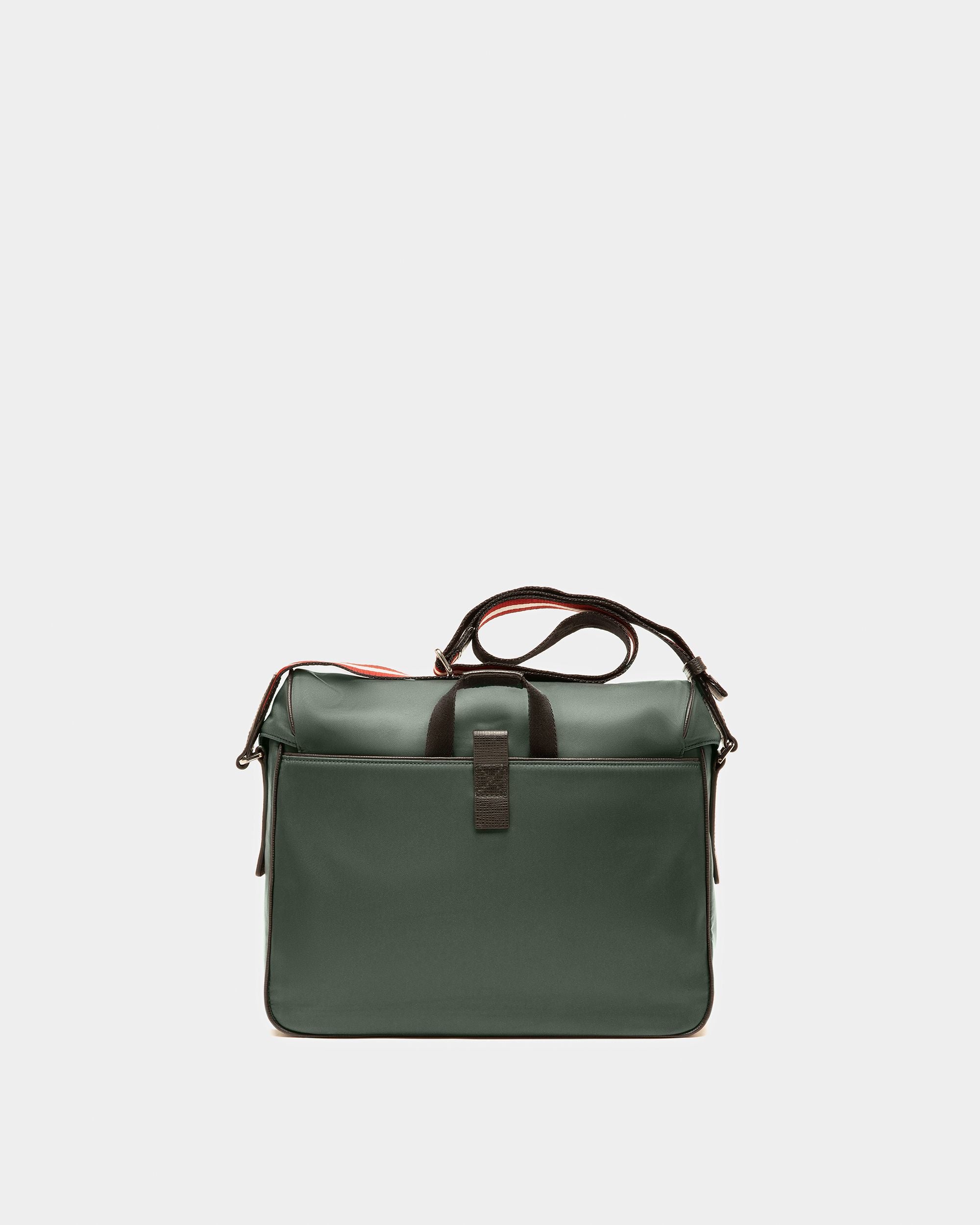 Fabro Nylon Messenger Bag In Sage - Men's - Bally - 02