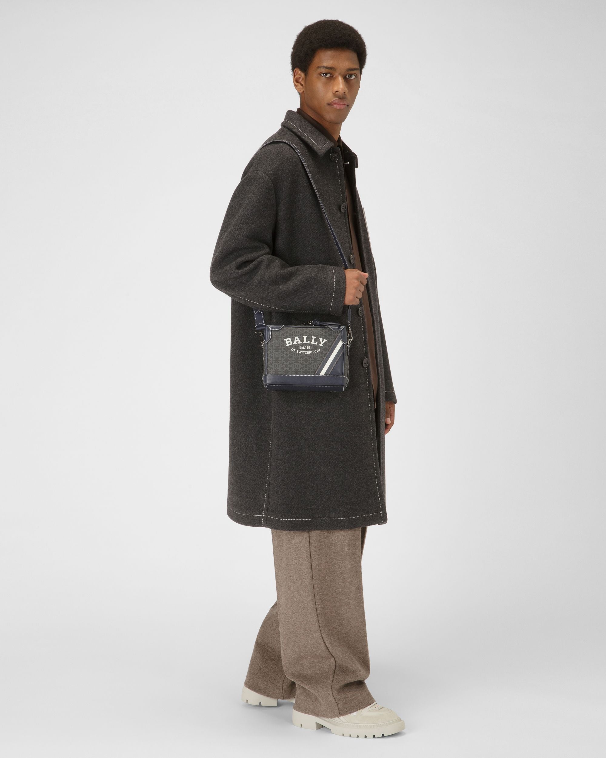 Casteer Bandolera De Tpu De Color Gris - Hombre - Bally - 07
