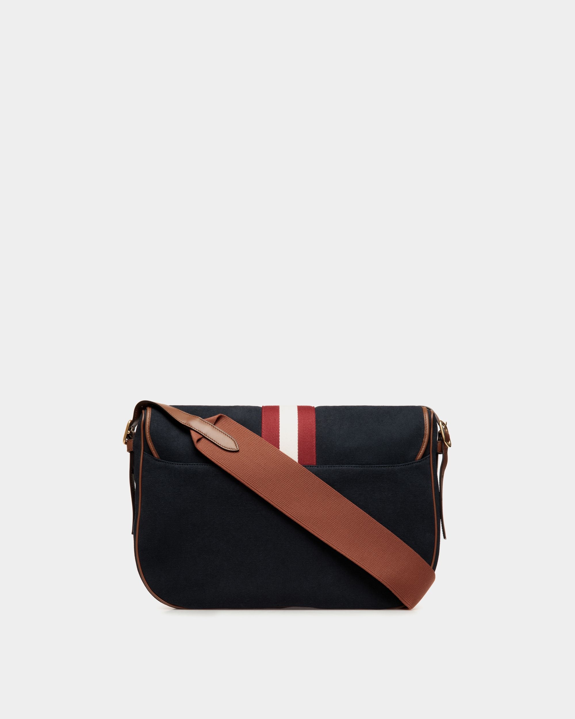 Bandolera Beckett De Lona De Algodón Navy Blue - Hombre - Bally - 03
