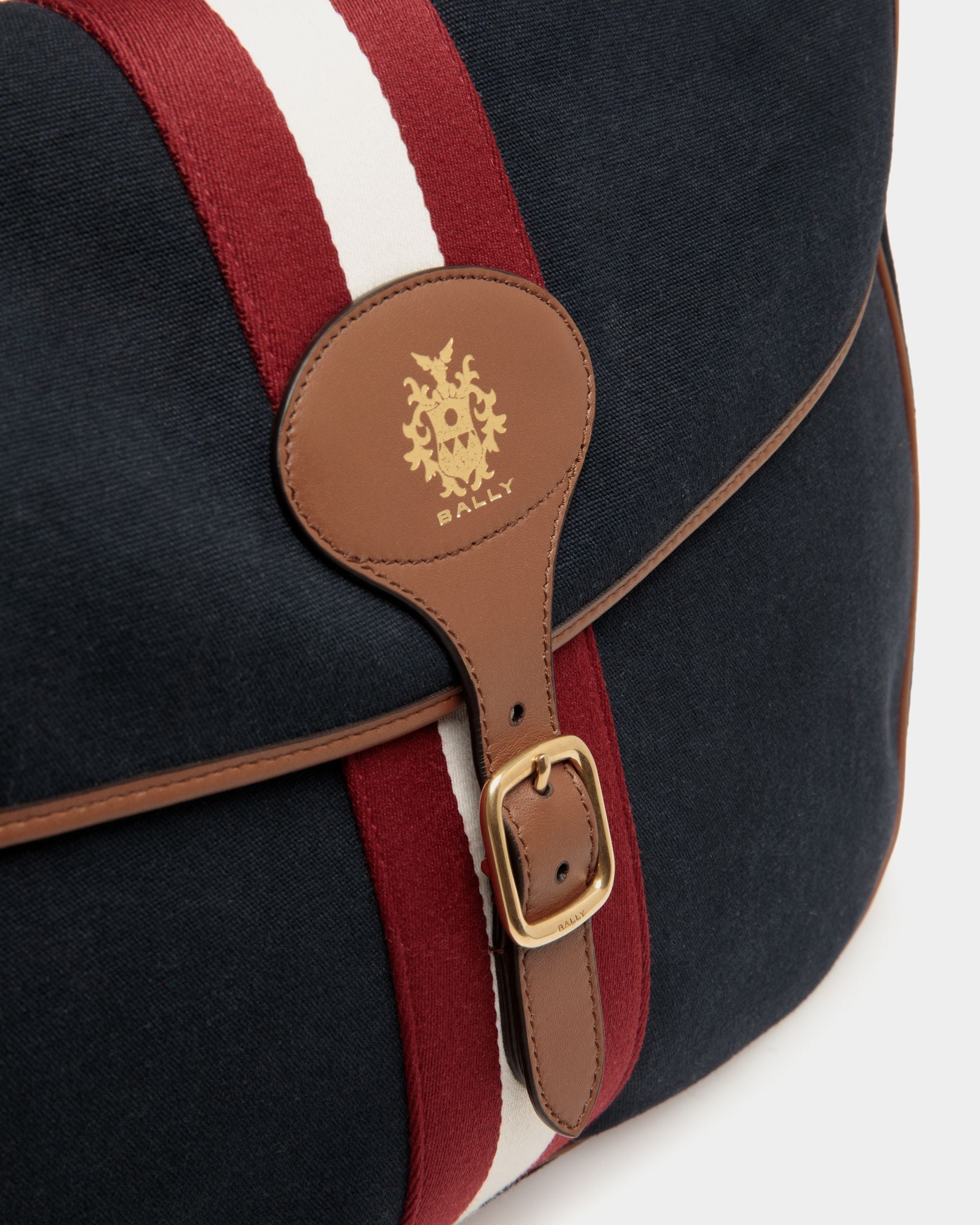 Bandolera Beckett De Lona De Algodón Navy Blue - Hombre - Bally - 06