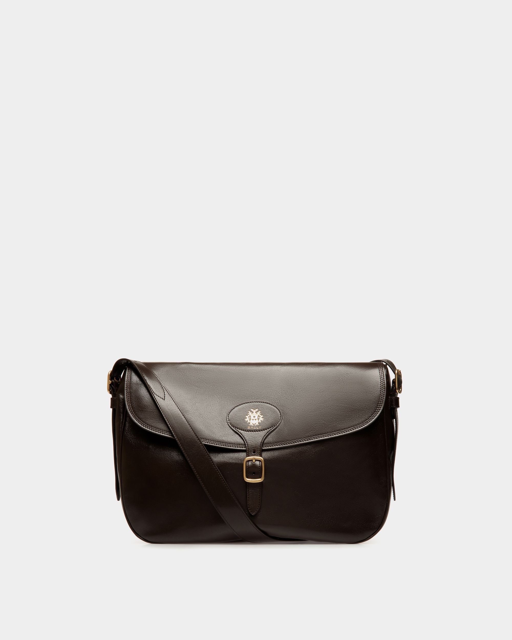 Bandolera Beckett De Piel Ébano - Hombre - Bally - 01