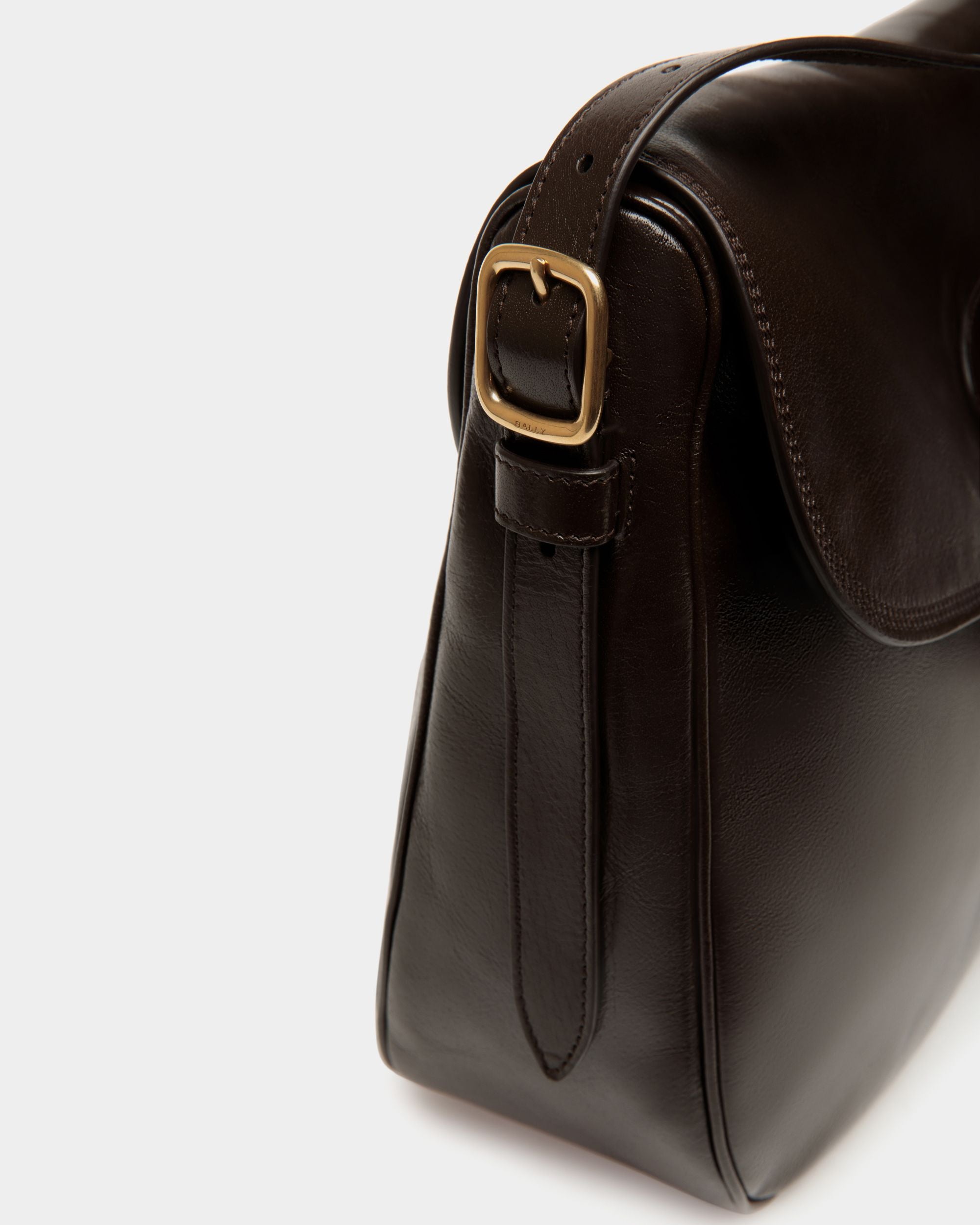 Bandolera Beckett De Piel Ébano - Hombre - Bally - 05