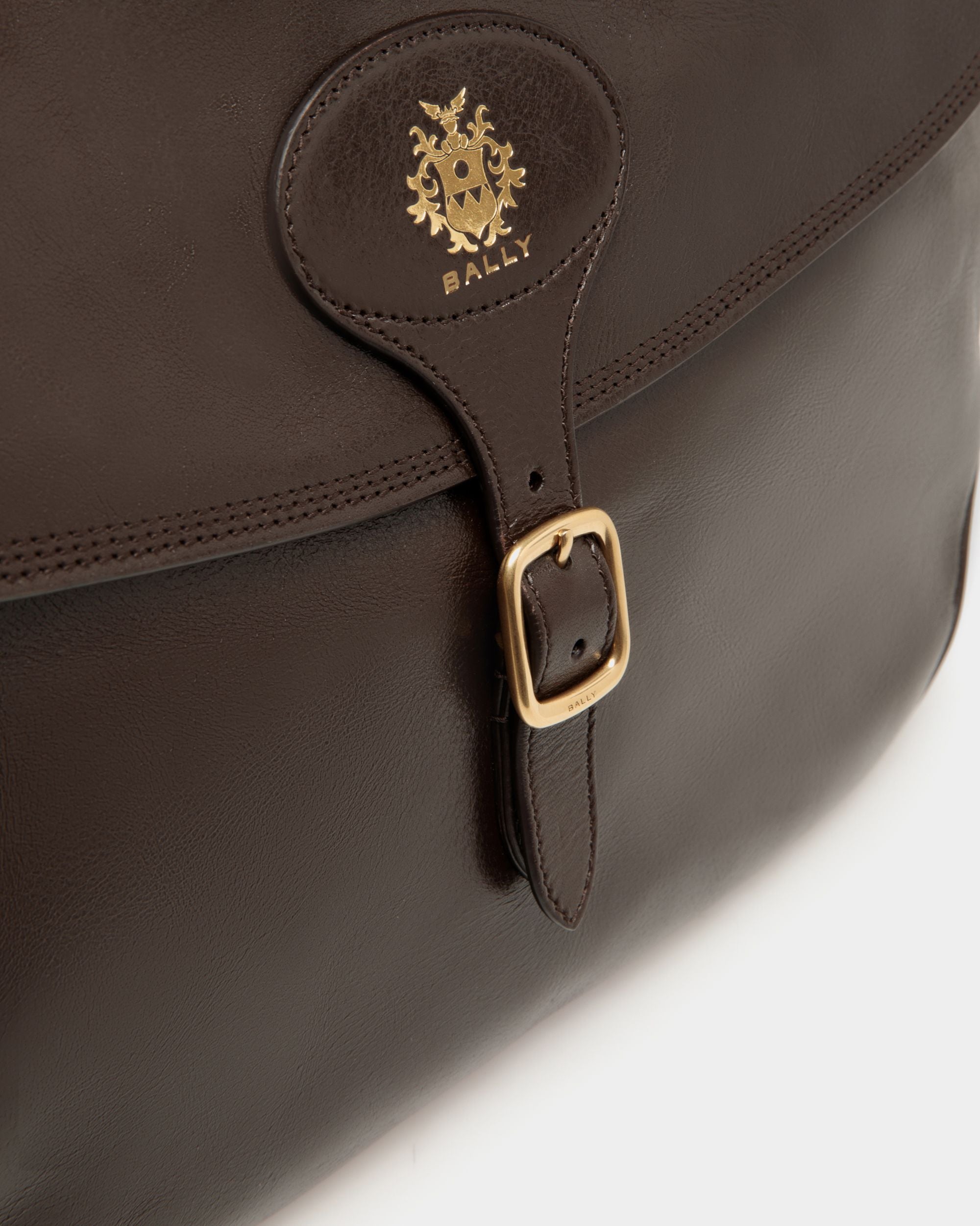Bandolera Beckett De Piel Ébano - Hombre - Bally - 06