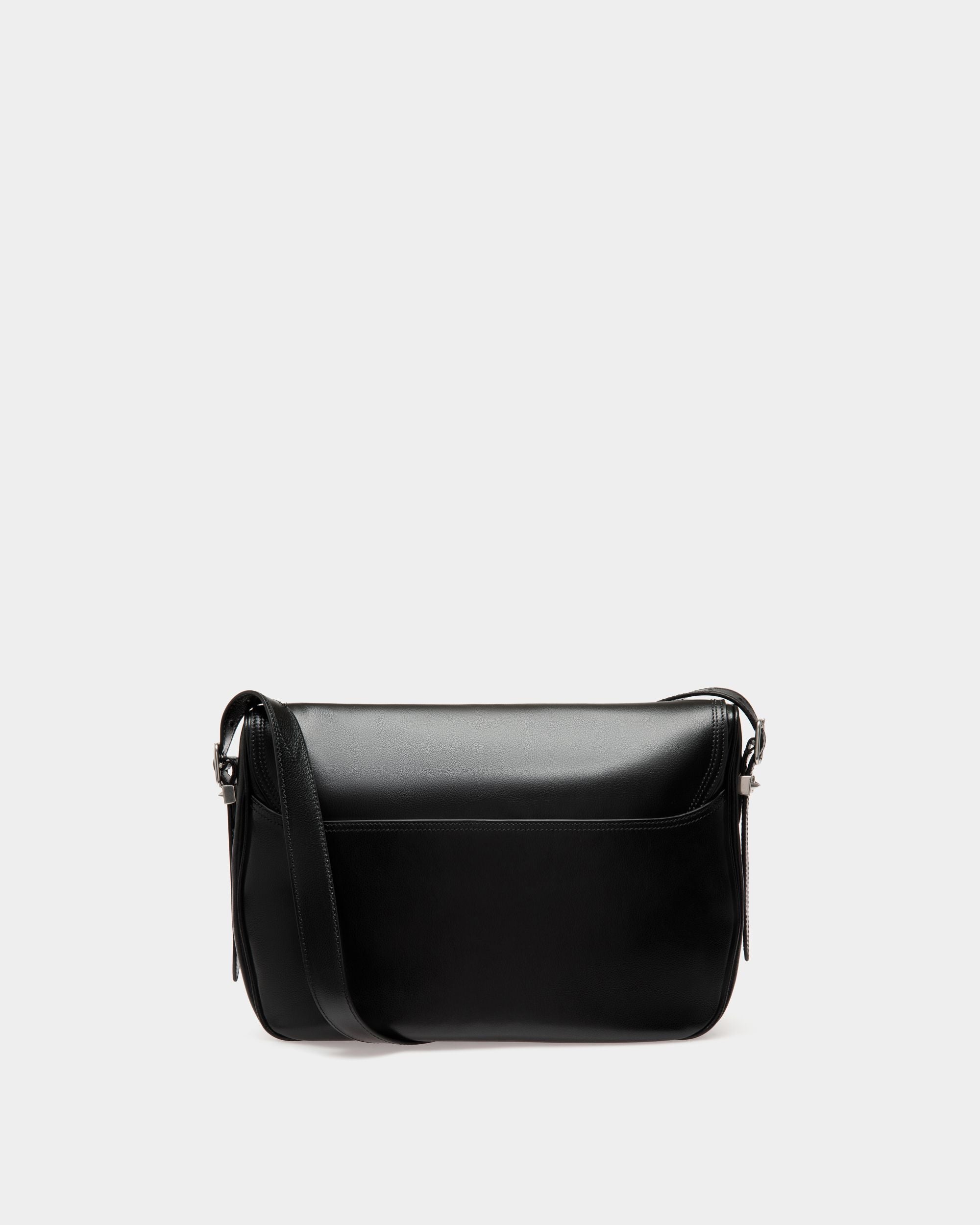Beckett Crossbody Bag in Black Leather With Bally Studs - Men's - Bally - 02