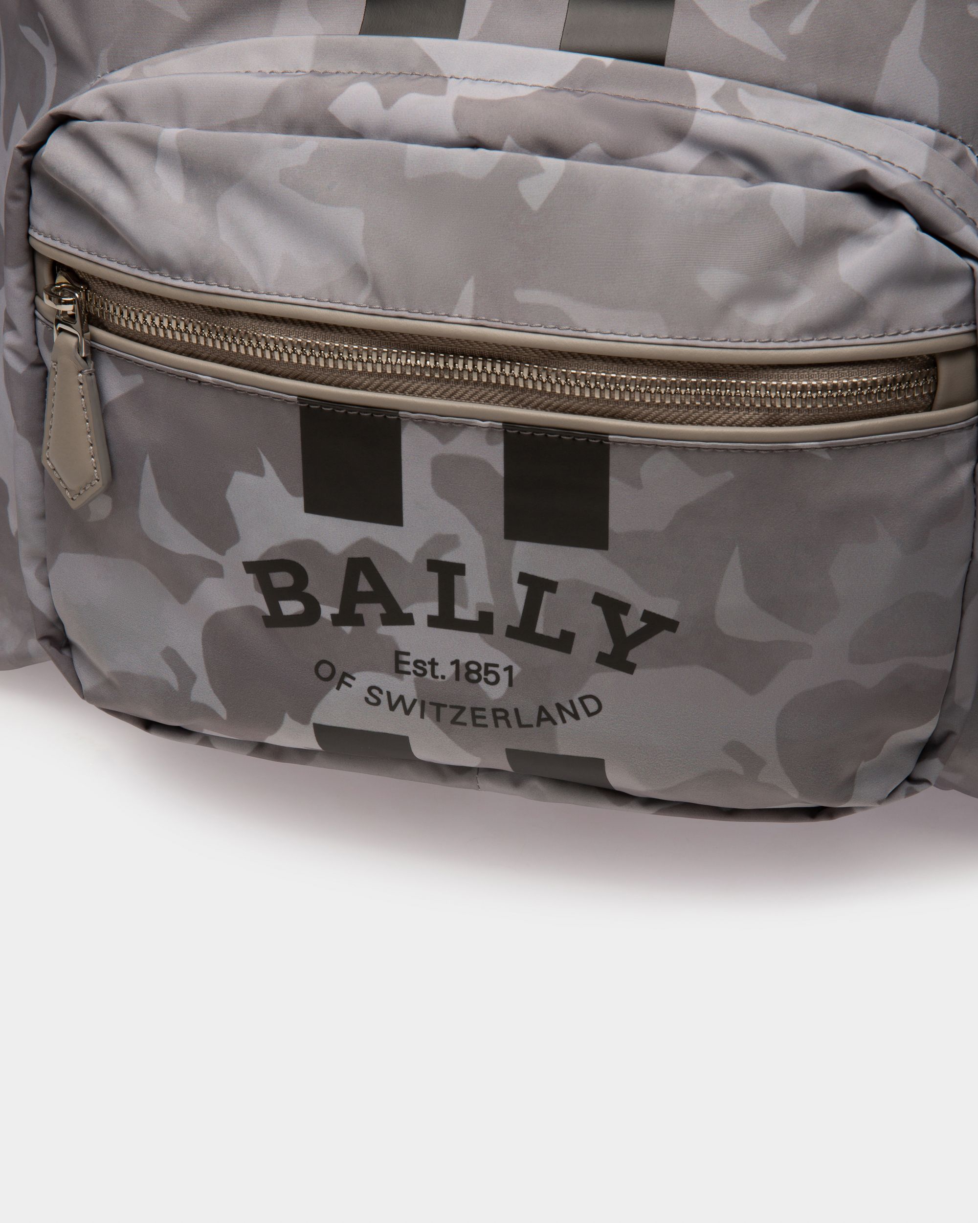 Fallie Tote In Stone Nylon - Men's - Bally - 05