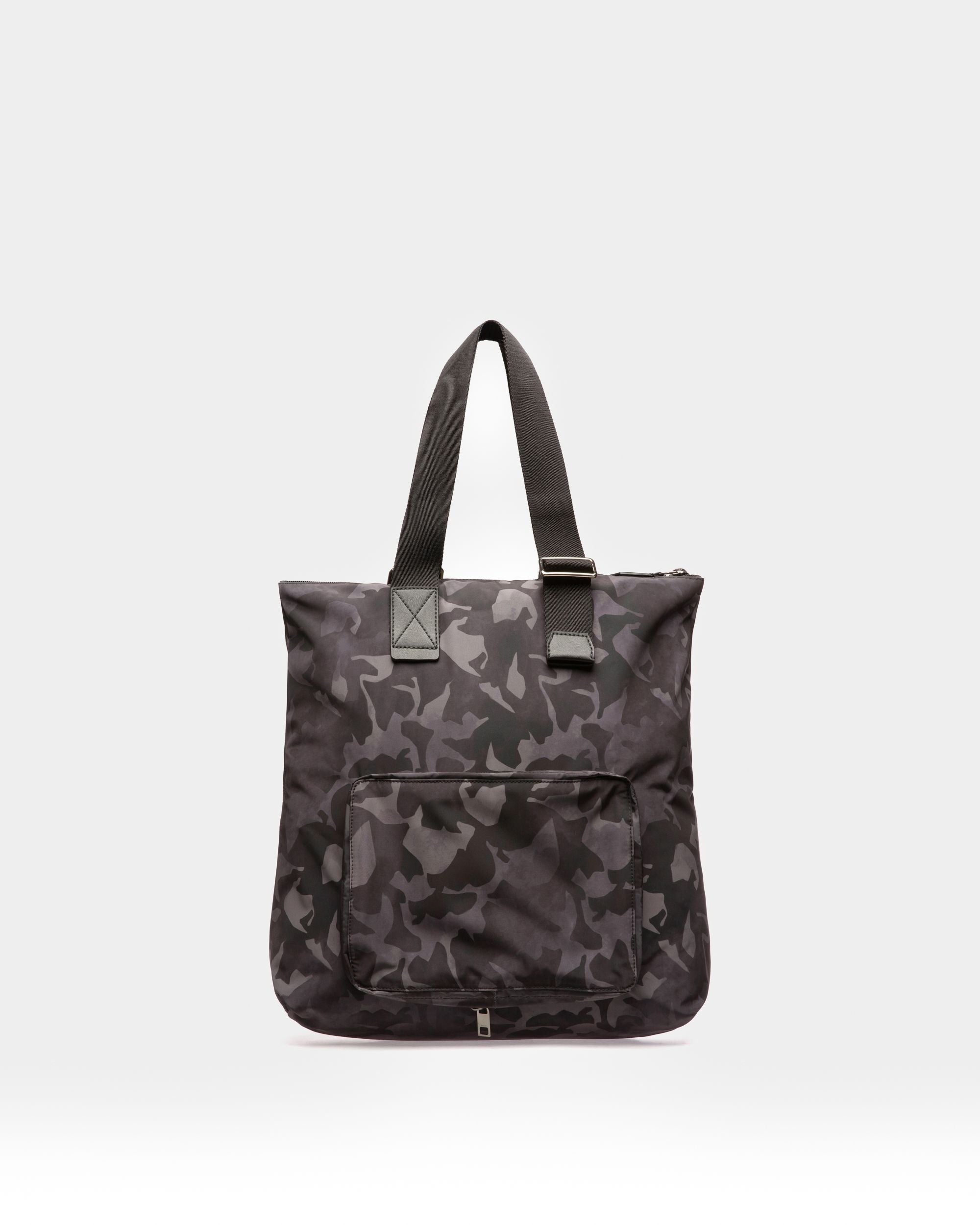 Fallie Bolso Tote En Nailon De Color Negro - Hombre - Bally - 03