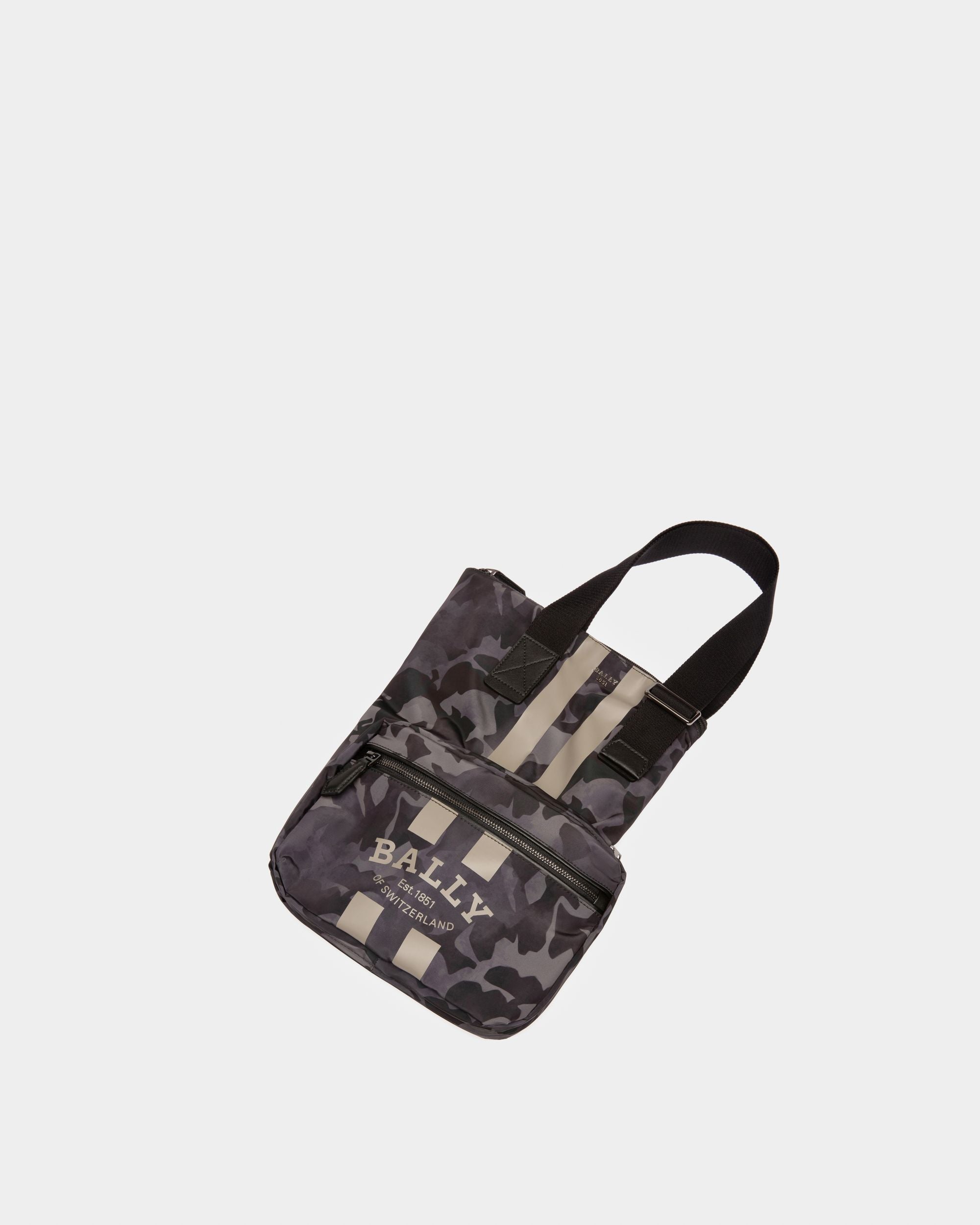 Fallie Bolso Tote En Nailon De Color Negro - Hombre - Bally - 06